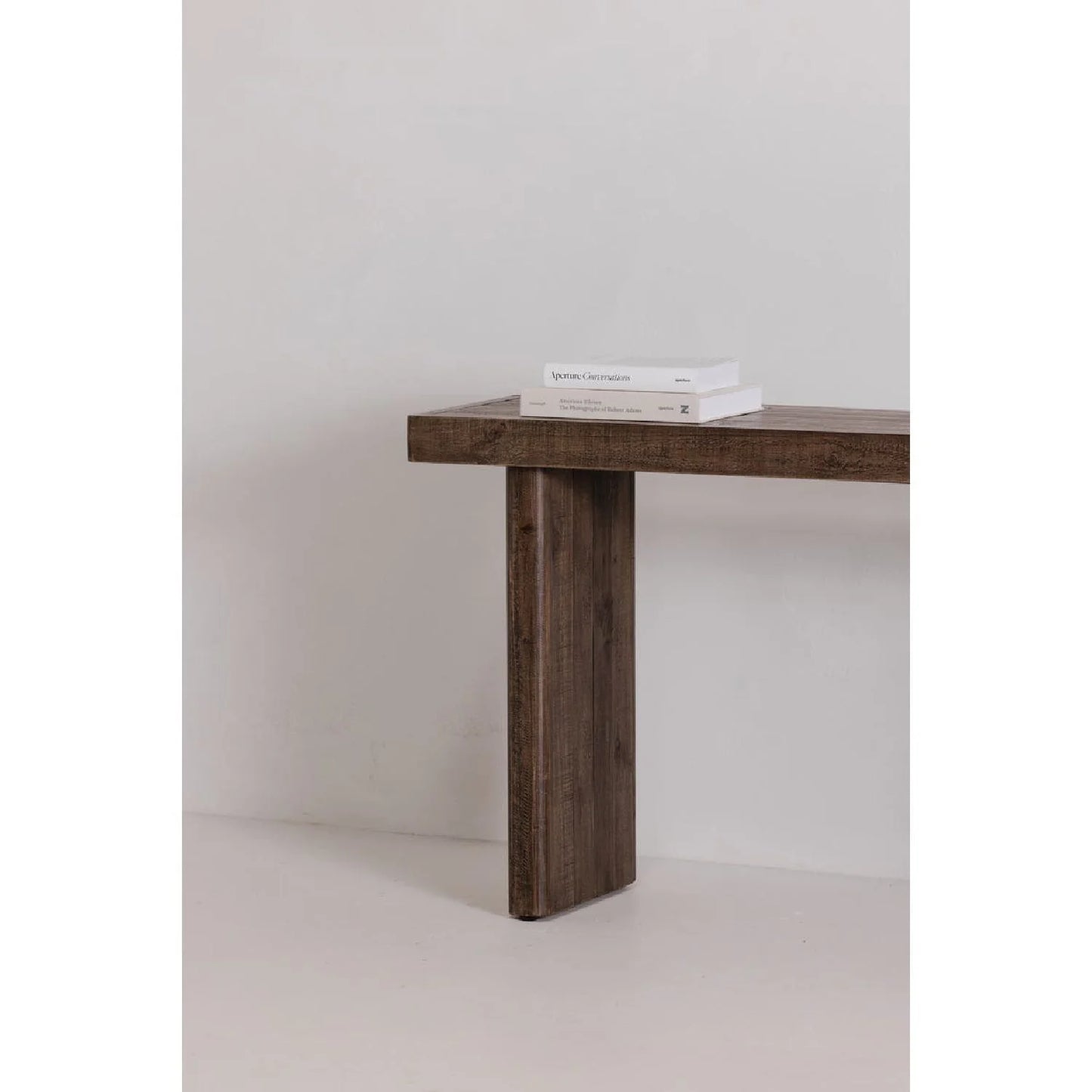 Luxury Rustic Pine Console Table Modern Italian Style for Villa