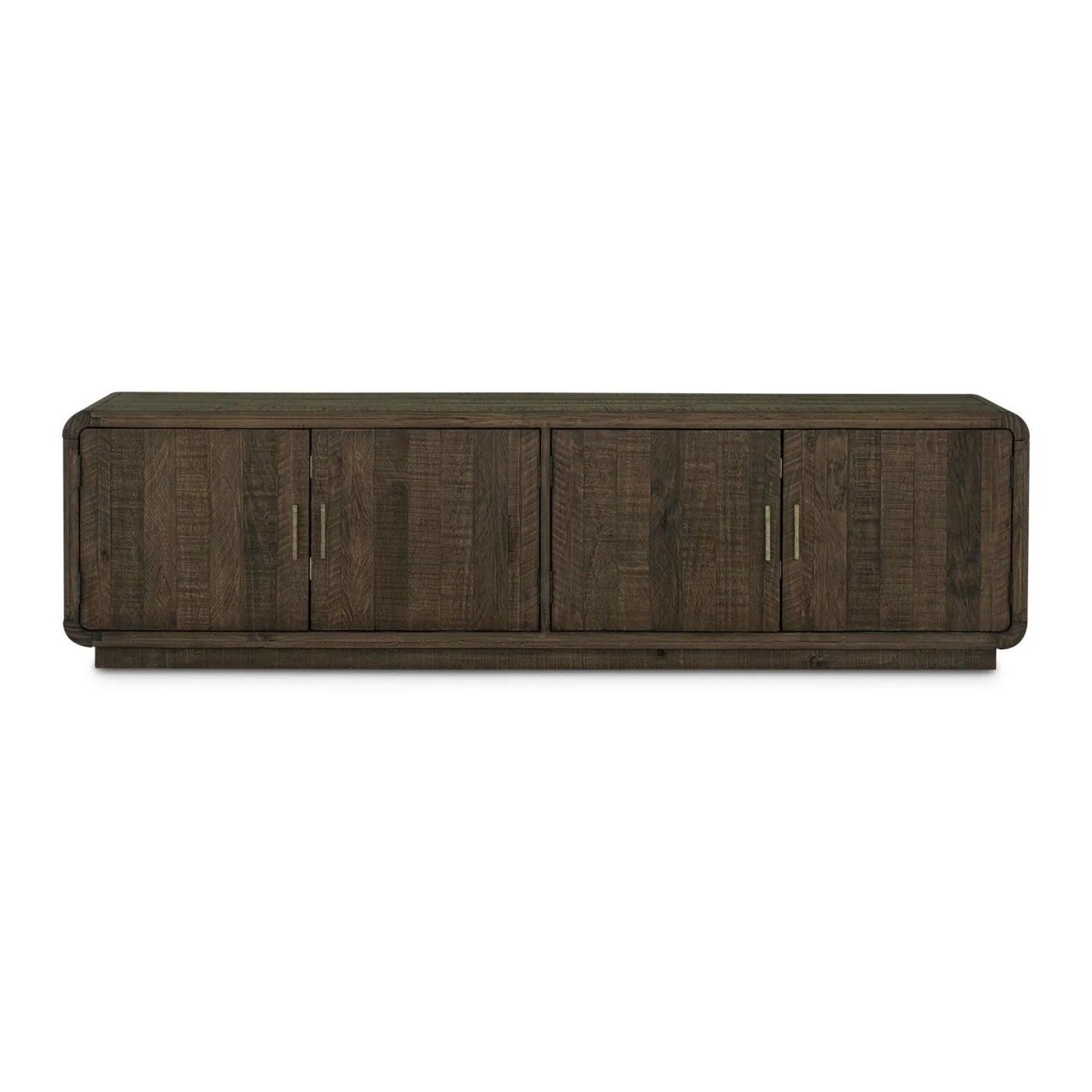 Luxury Rustic Pine Media Cabinet Modern Italian Style for Villa