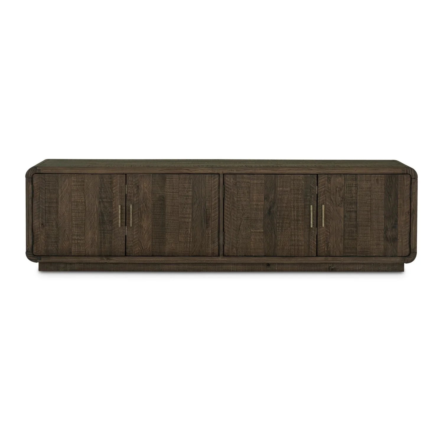 Luxury Rustic Pine Media Cabinet Modern Italian Style for Villa