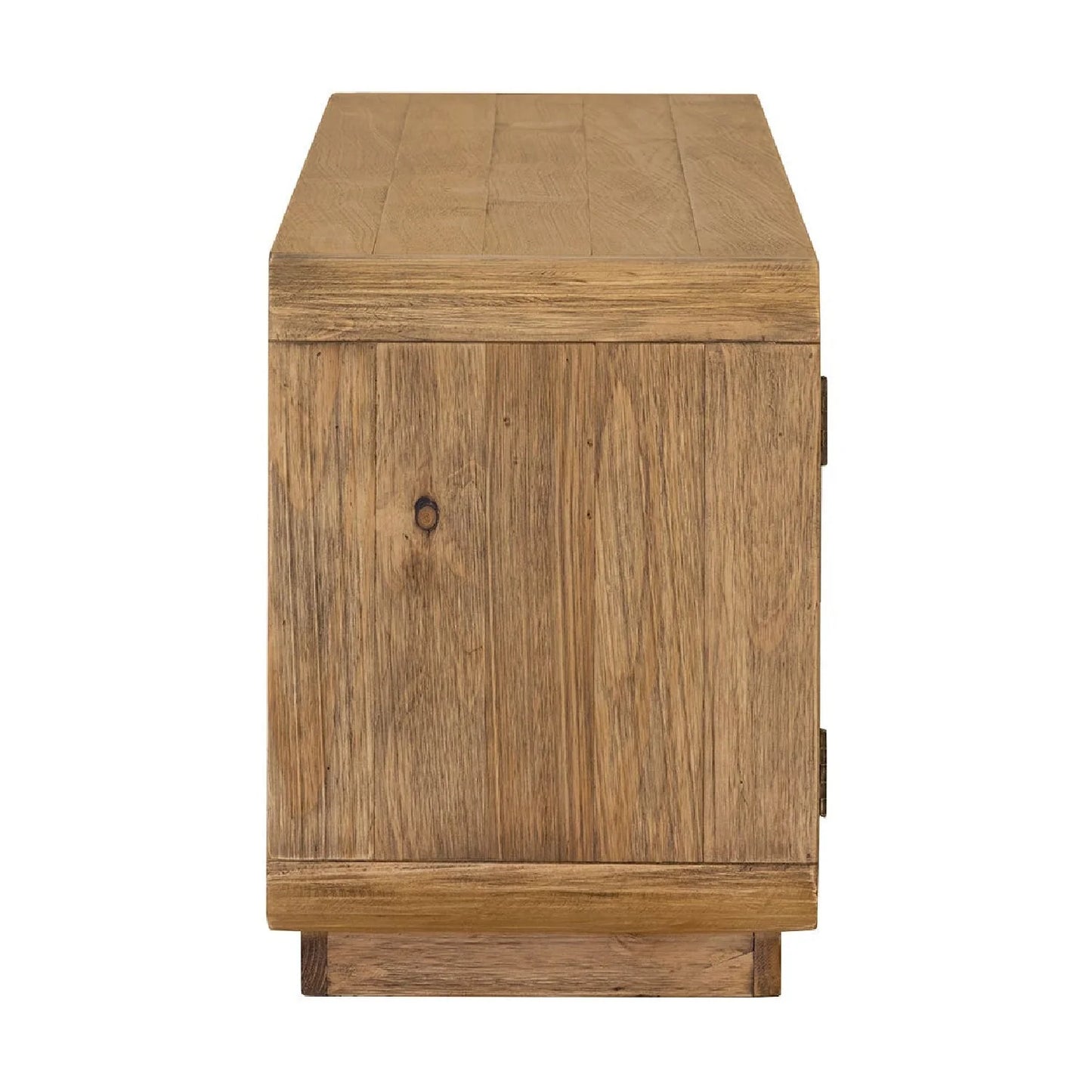 Luxury Rustic Pine Media Cabinet Modern Italian Style for Villa