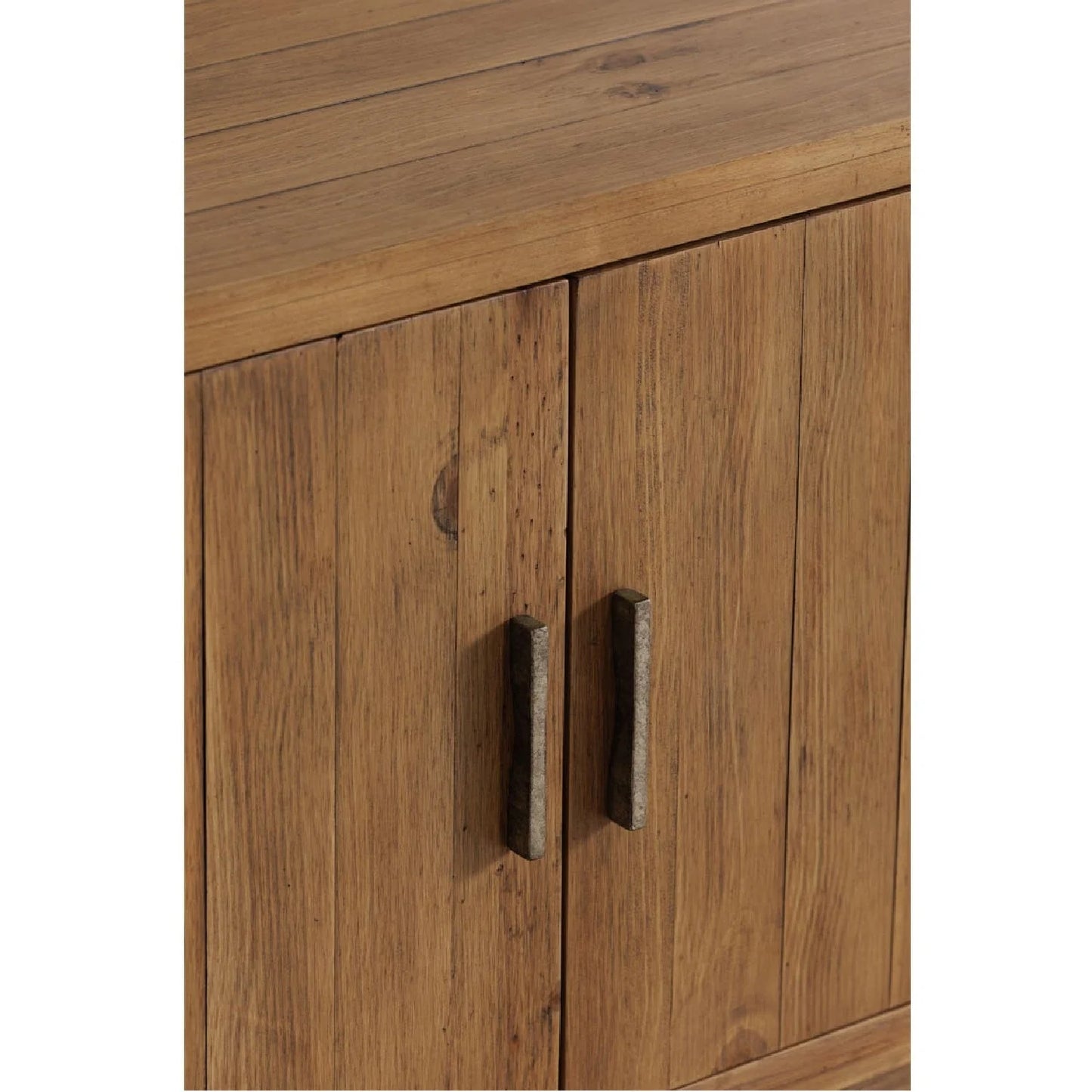Luxury Rustic Pine Media Cabinet Modern Italian Style for Villa