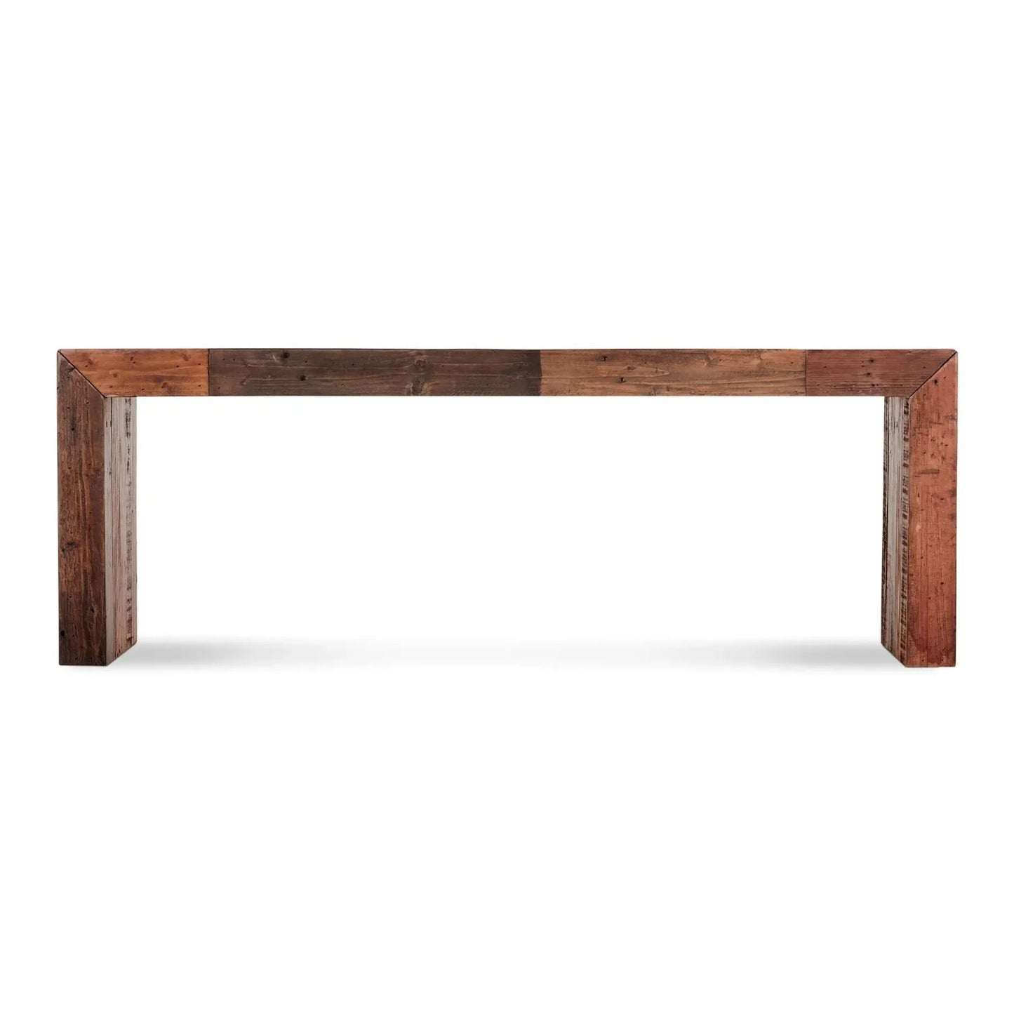 Luxury Rustic Pine Wood Bench European Style for Villa