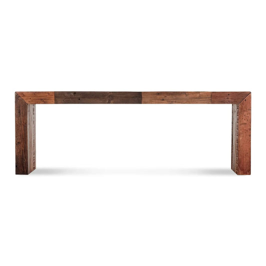 Luxury Rustic Pine Wood Bench European Style for Villa
