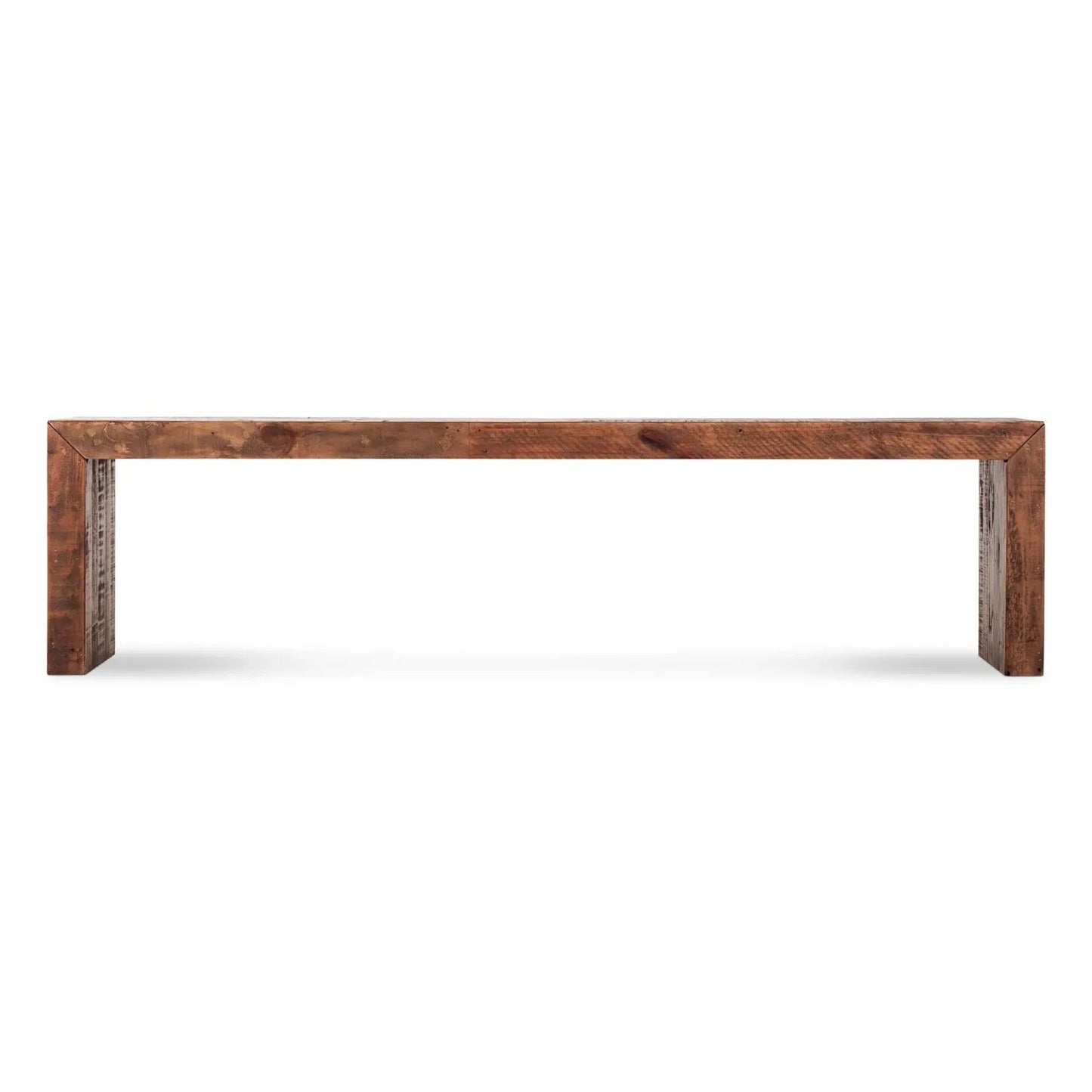 Luxury Rustic Pine Wood Bench European Style for Villa