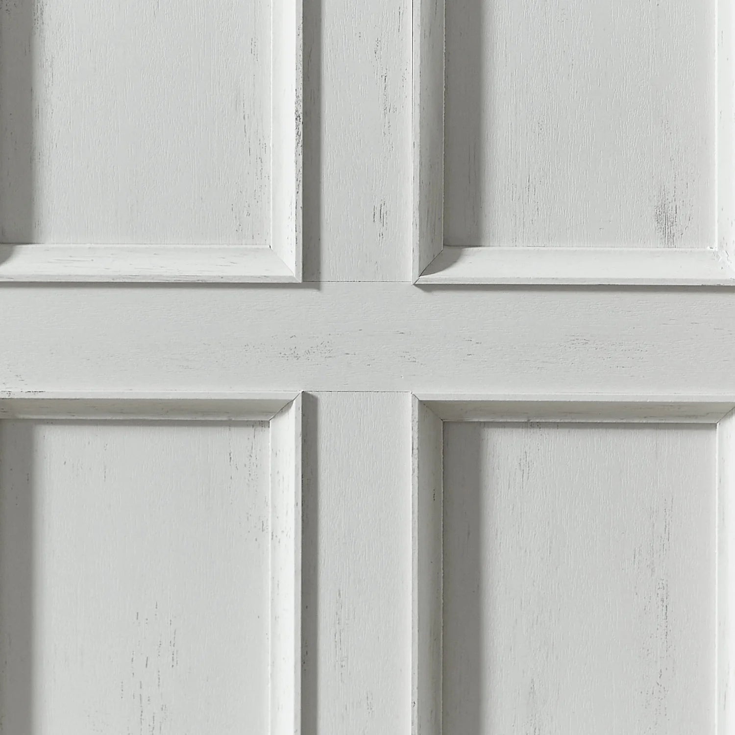 Luxury Rustic White Wooden Sideboard European Style for Villa