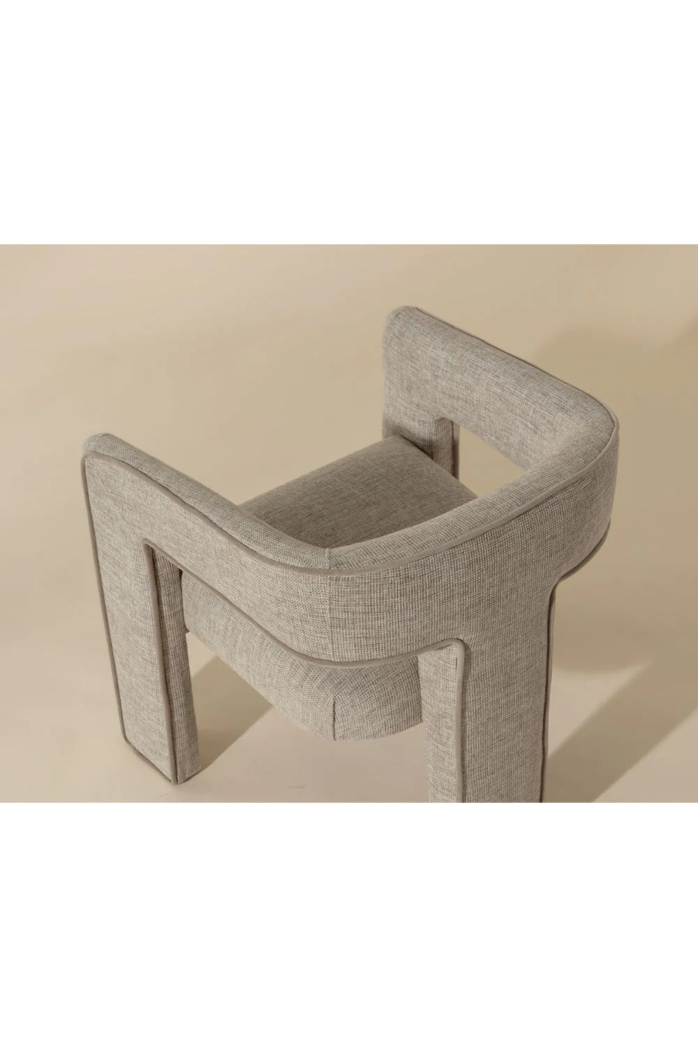 Luxury Sand Fabric Modern Dining Chair European Style for Villa