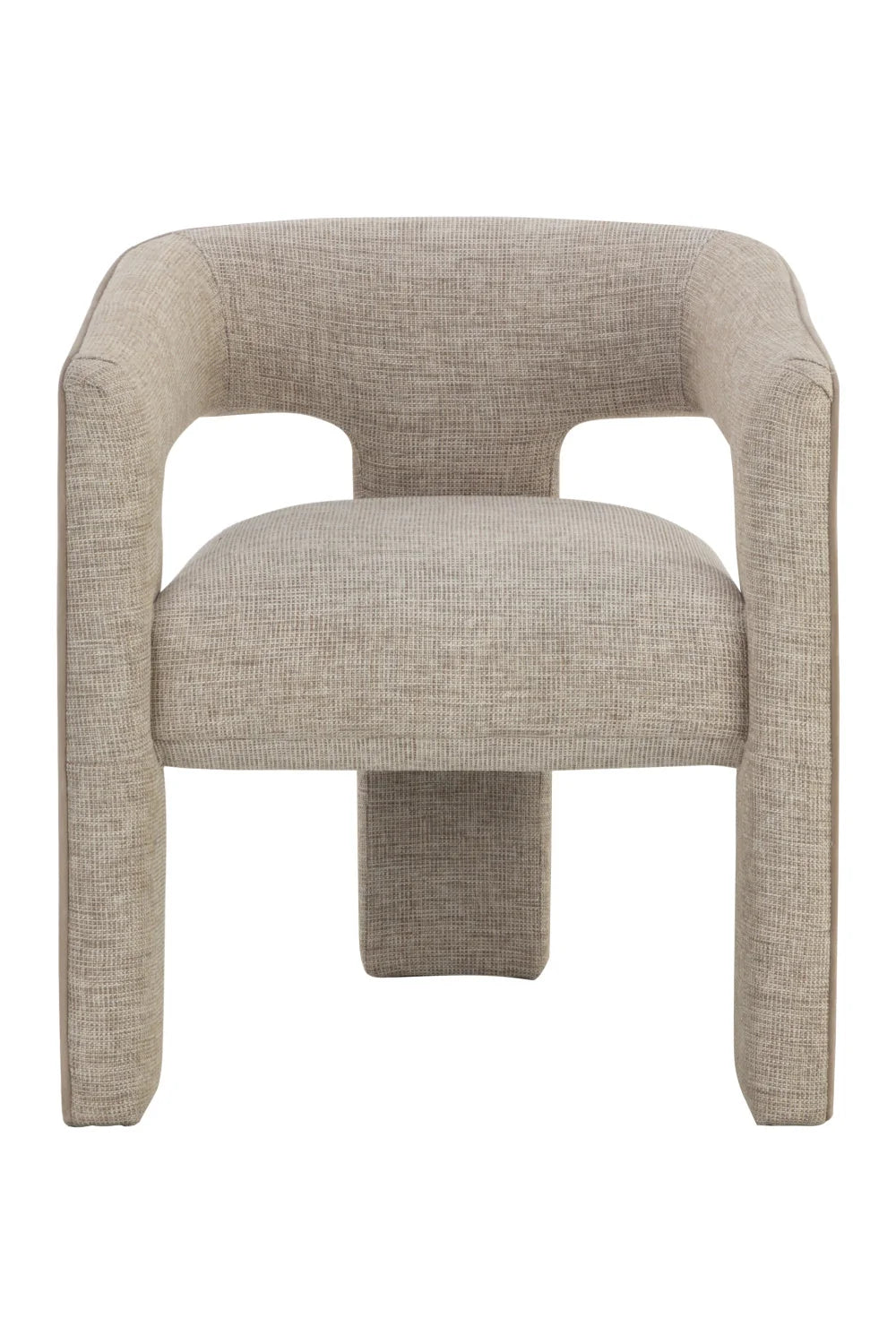Luxury Sand Fabric Modern Dining Chair European Style for Villa