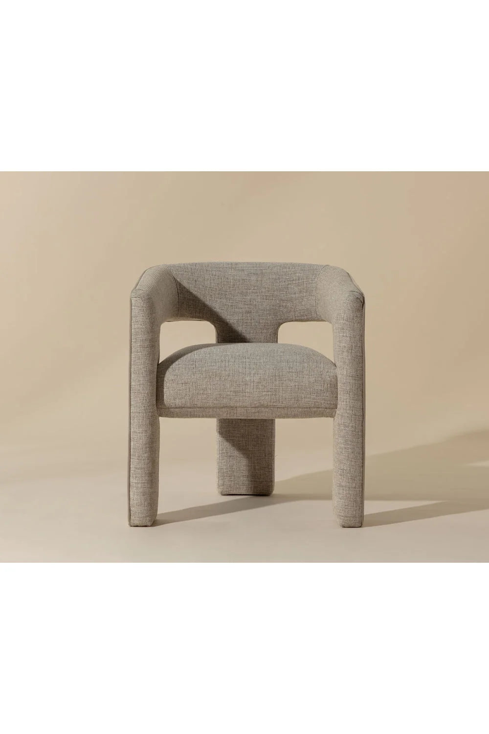 Luxury Sand Fabric Modern Dining Chair European Style for Villa