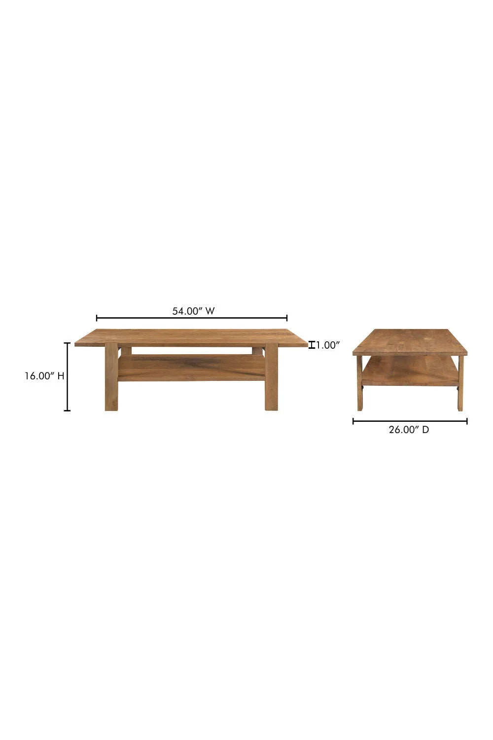 Luxury Sandblasted Mango Wood Coffee Table Modern Italian Style for Villa
