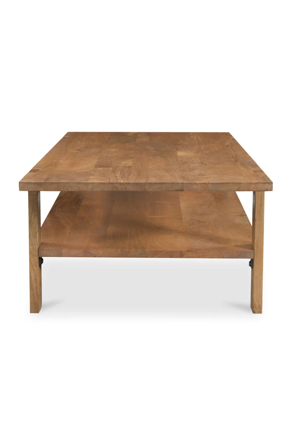Luxury Sandblasted Mango Wood Coffee Table Modern Italian Style for Villa