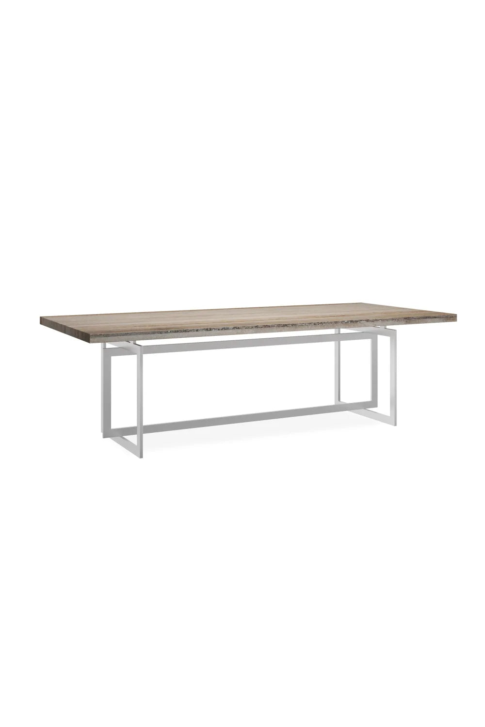 Luxury Sandstone Rectangular Dining Table Modern Italian Style for Villa