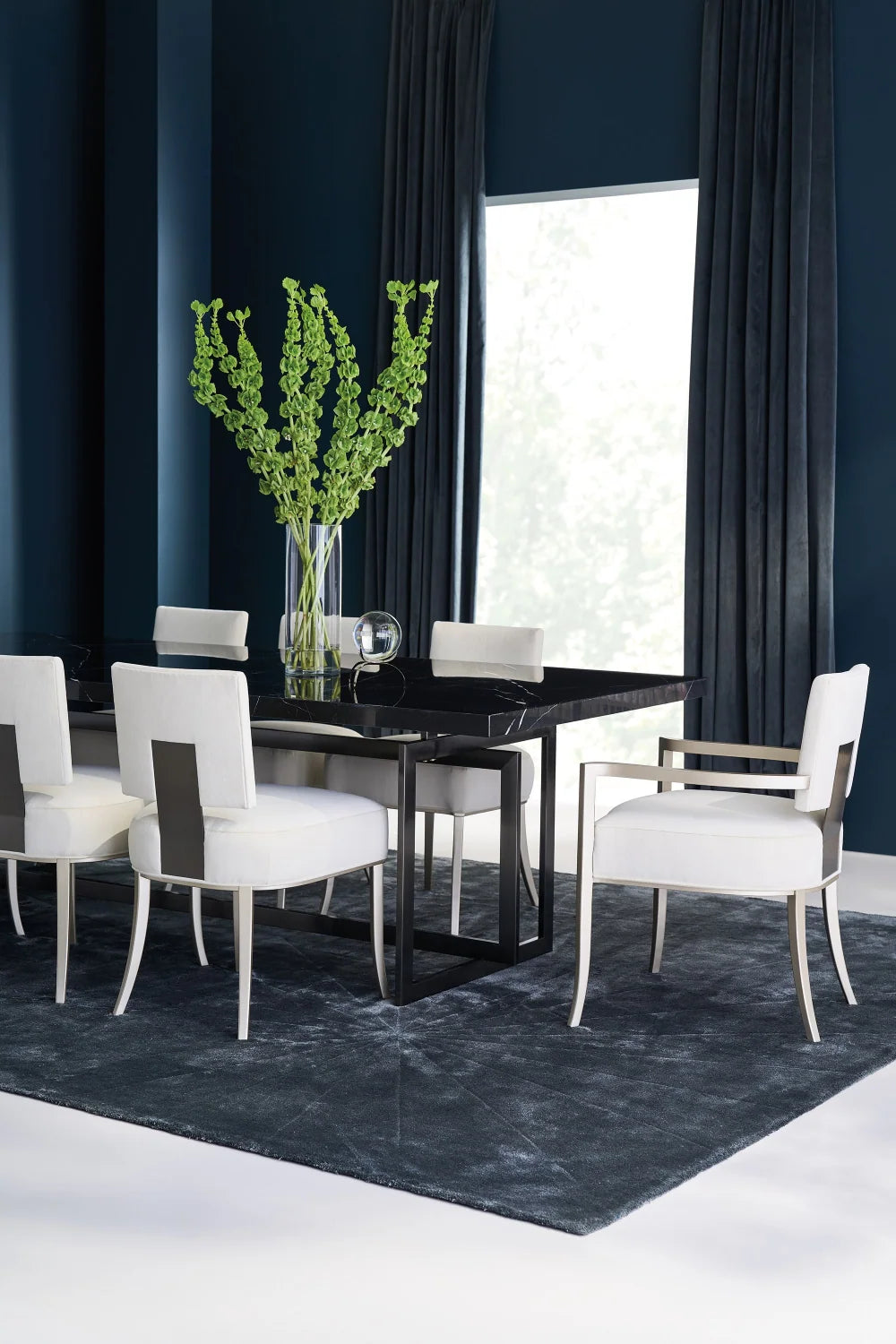 Luxury Sandstone Rectangular Dining Table Modern Italian Style for Villa