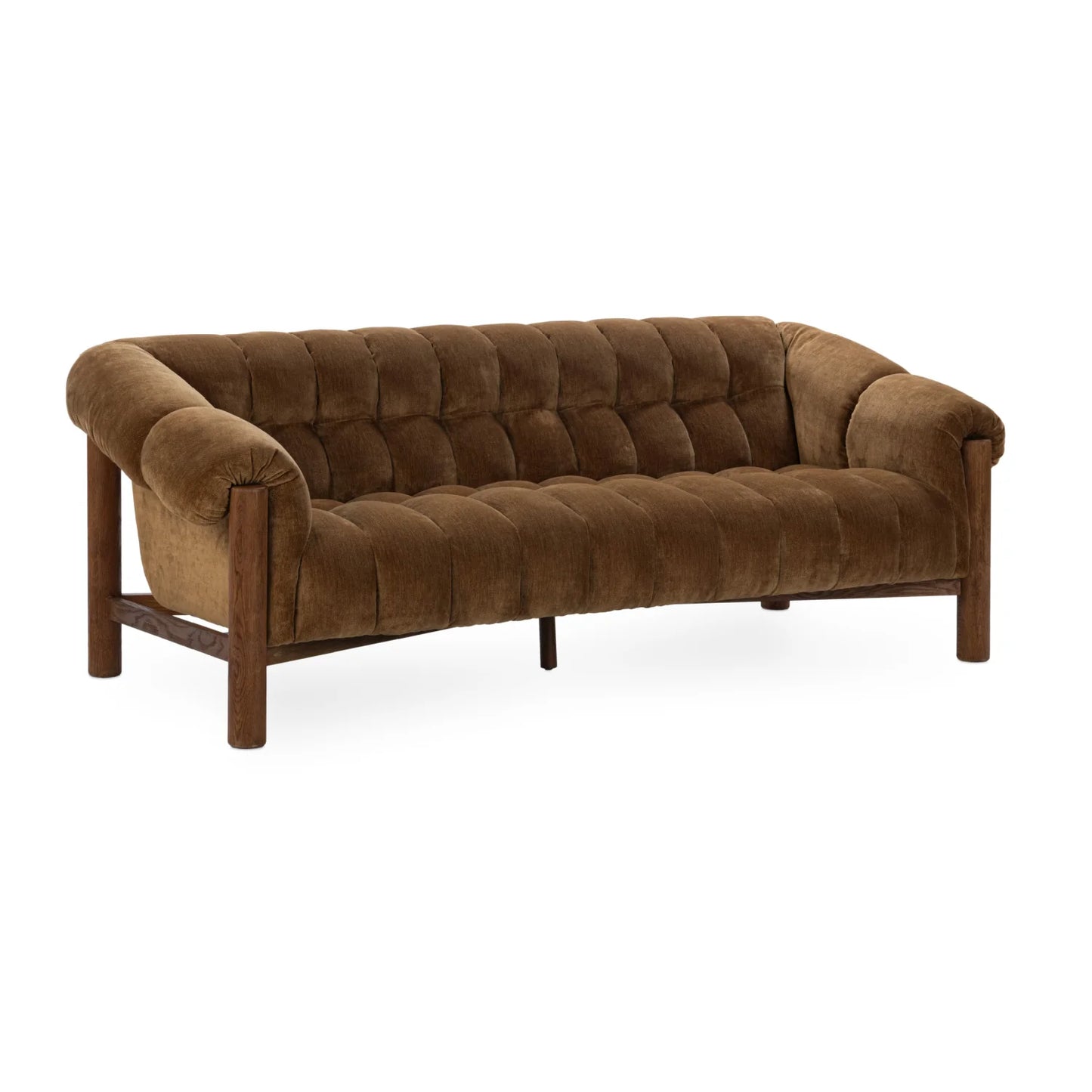 Luxury Sansa Fabric Three-Seat Sofa Modern Italian Style for Villa