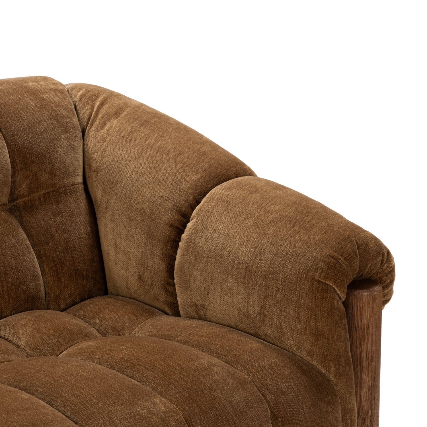Luxury Sansa Fabric Three-Seat Sofa Modern Italian Style for Villa