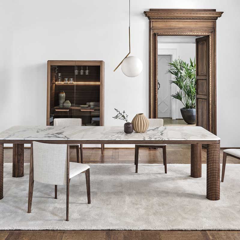 Luxury Sansiro Dining Table Modern Italian Style for Villa
