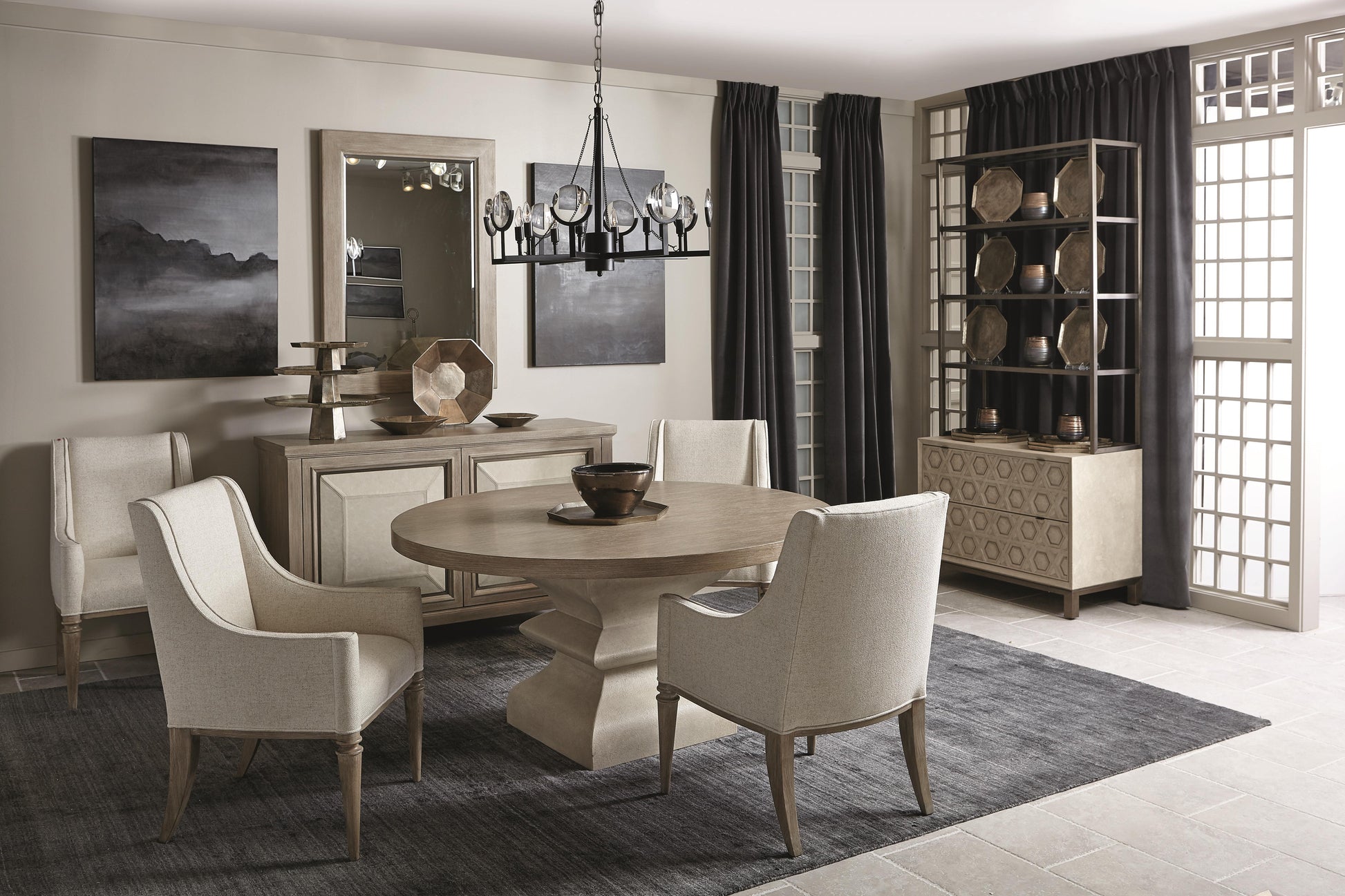 Luxury Santa Barbara Dining Table Modern Italian Style for Villa