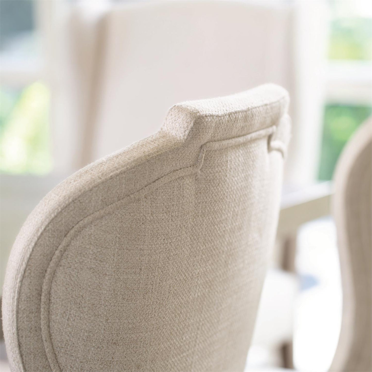 Luxury Santa Barbara Fabric Armchair Modern Italian Style for Villa
