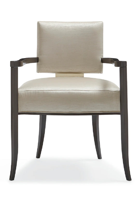 Luxury Sateen Modern Dining Chair European Style for Villa