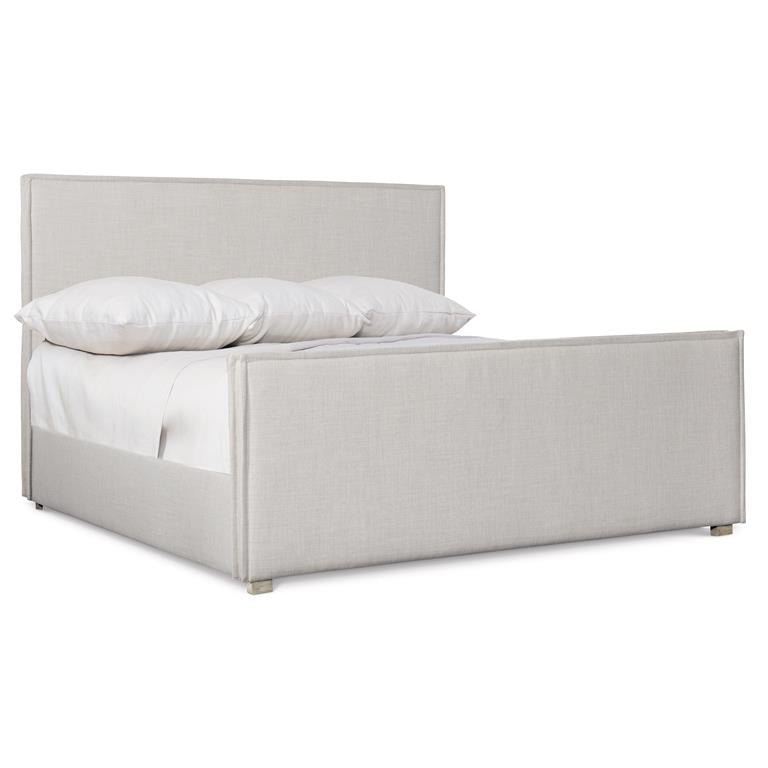 Luxury Sawyer Fabric Panel Bed Modern Italian Style for Villa