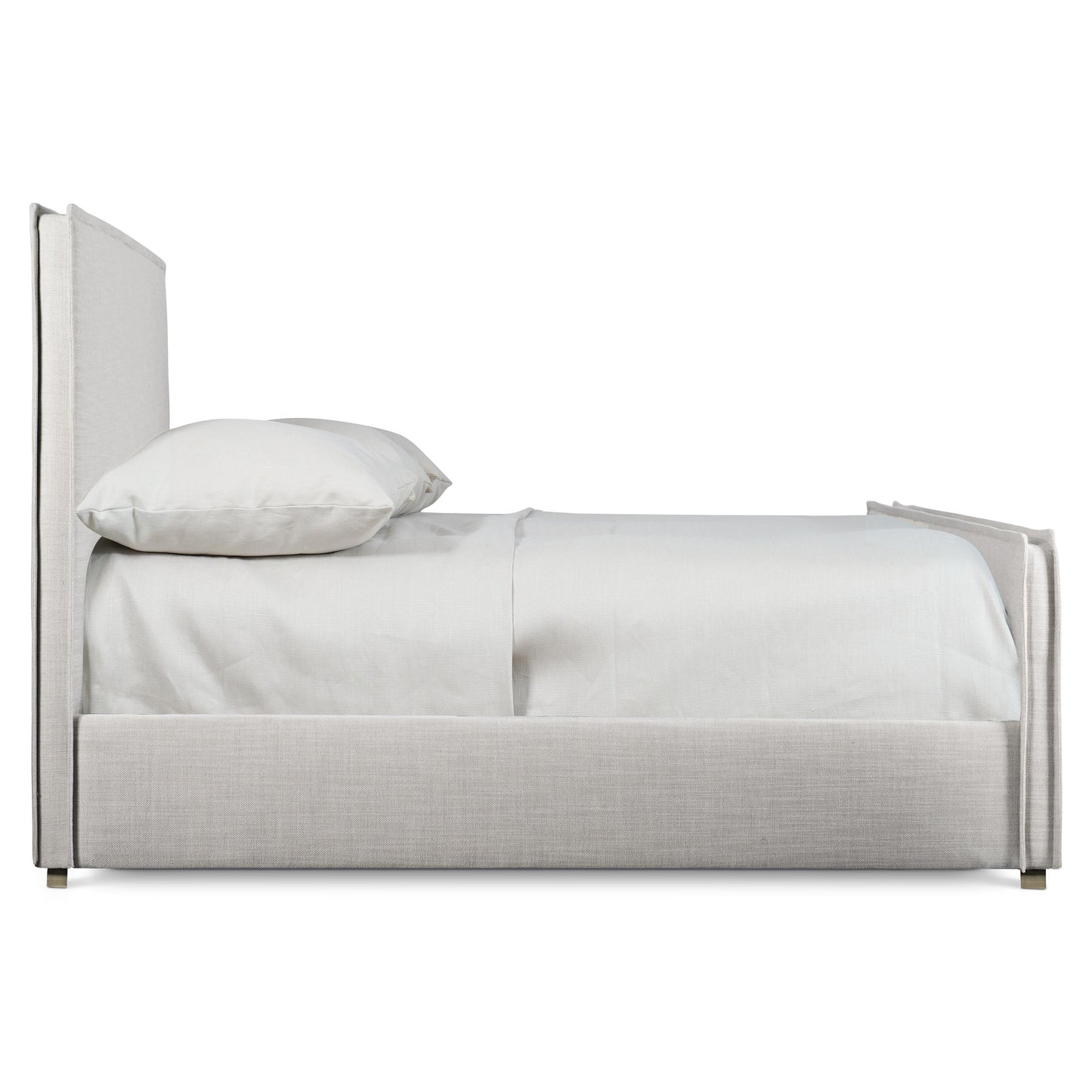 Luxury Sawyer Fabric Panel Bed Modern Italian Style for Villa
