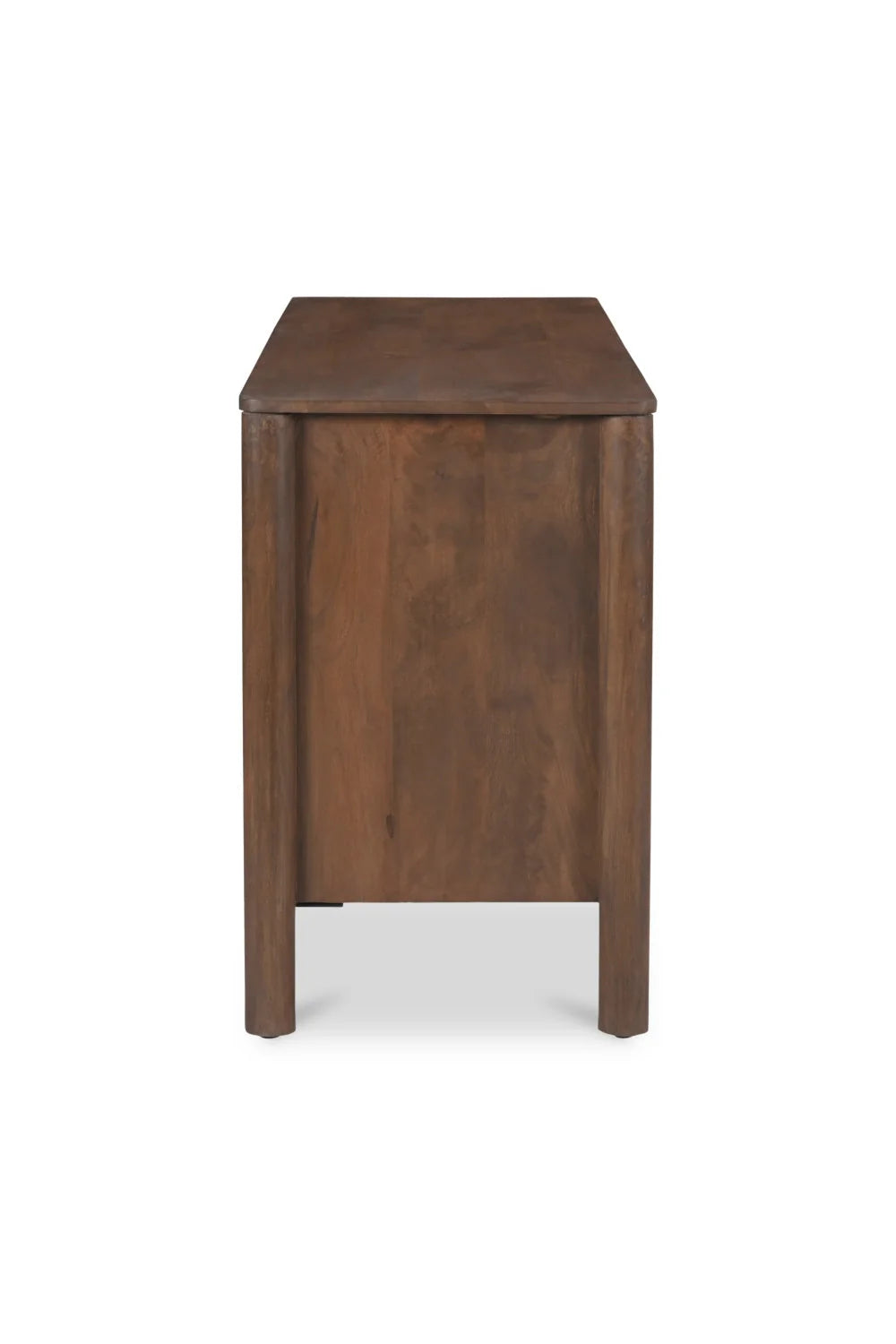 Luxury Scalloped Edge 3-Drawer Sideboard European Style for Villa