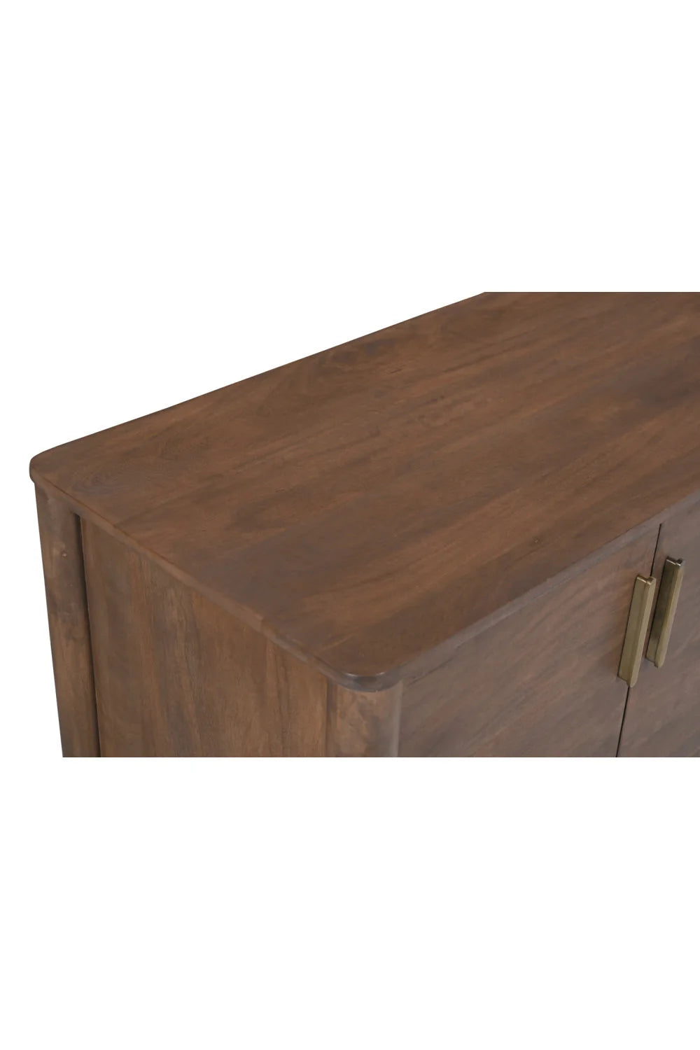 Luxury Scalloped Edge 4-Door Sideboard European Style for Villa