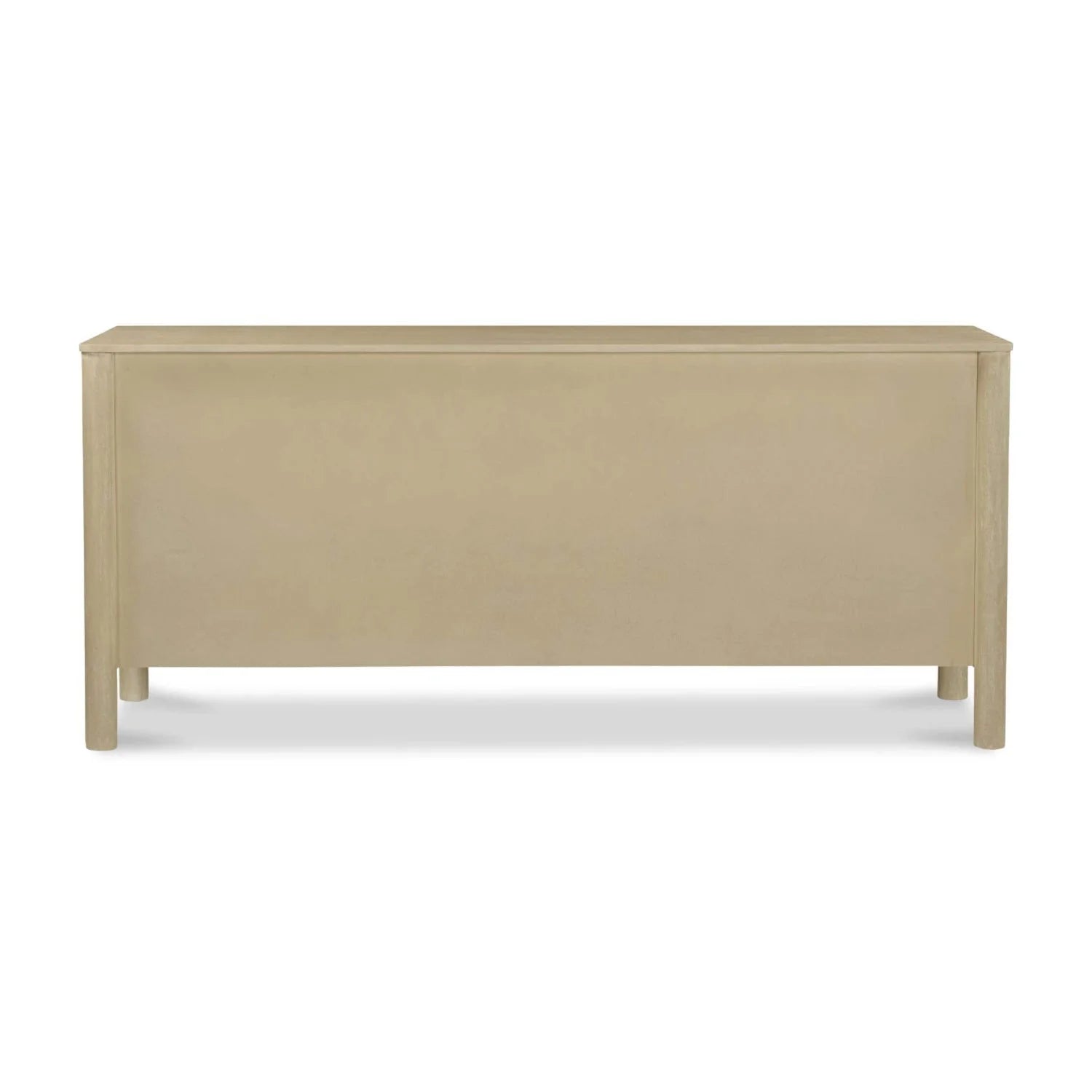 Luxury Scalloped Edge 4-Door Sideboard European Style for Villa