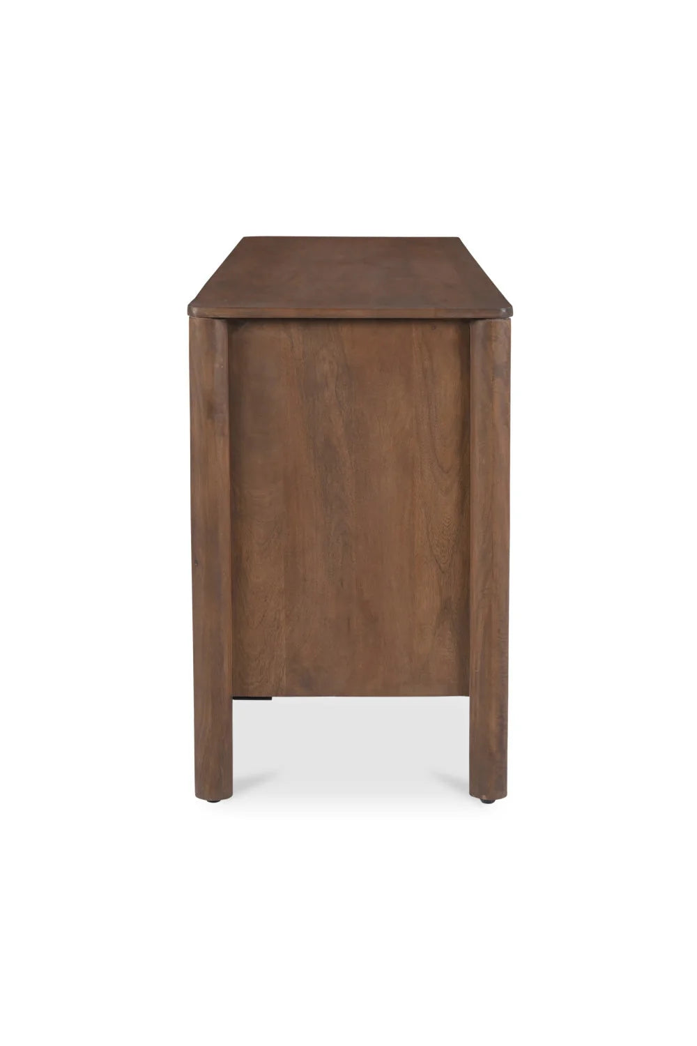 Luxury Scalloped Edge 4-Door Sideboard European Style for Villa