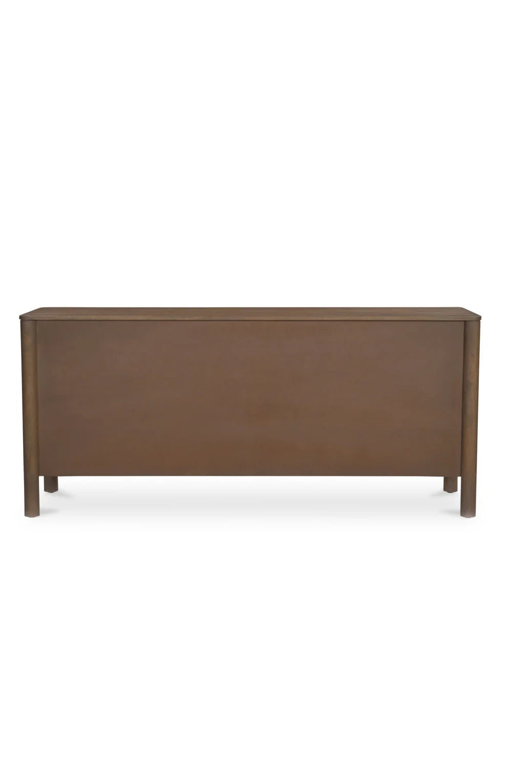 Luxury Scalloped Edge 4-Door Sideboard European Style for Villa