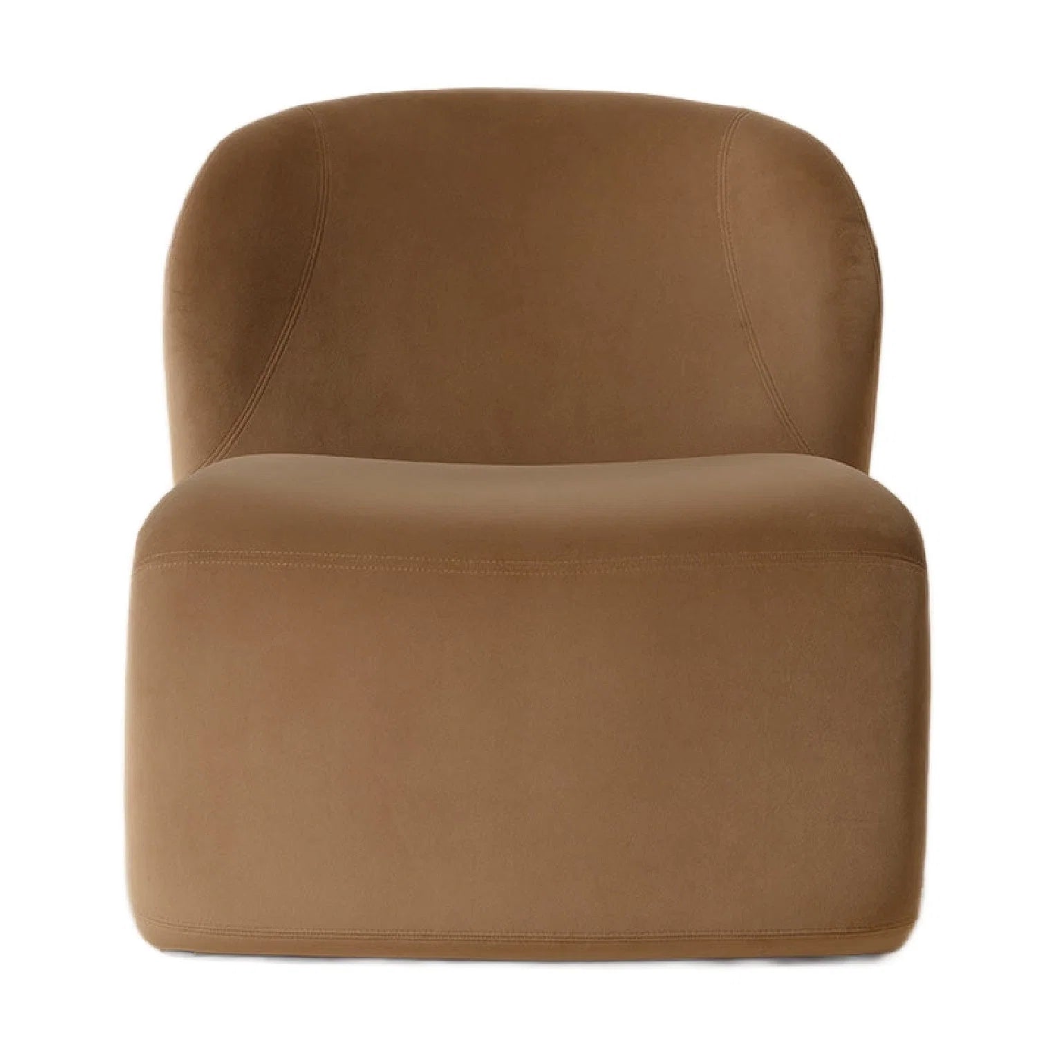 Luxury Sculpted Fabric Lounge Chair European Style for Villa