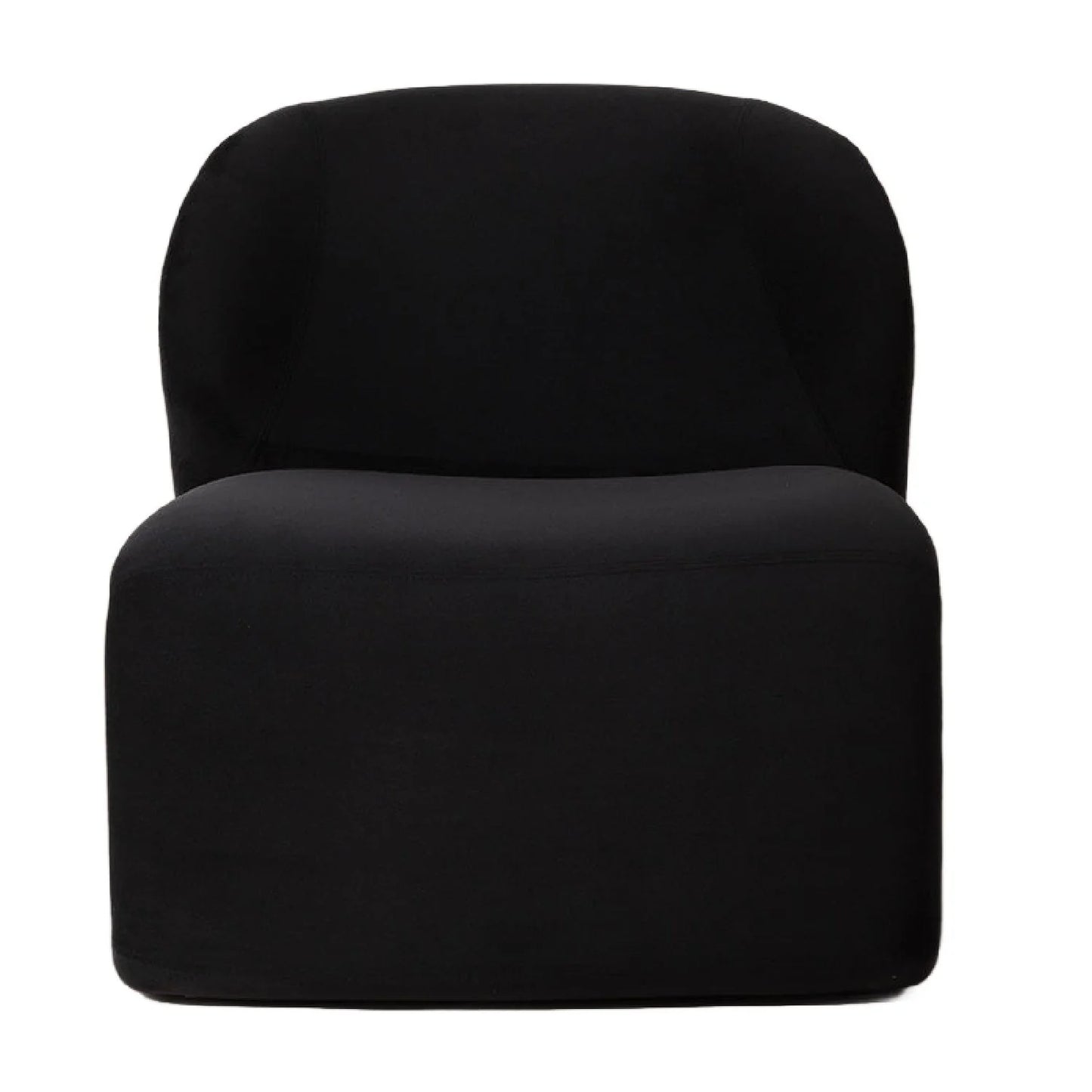 Luxury Sculpted Fabric Lounge Chair European Style for Villa
