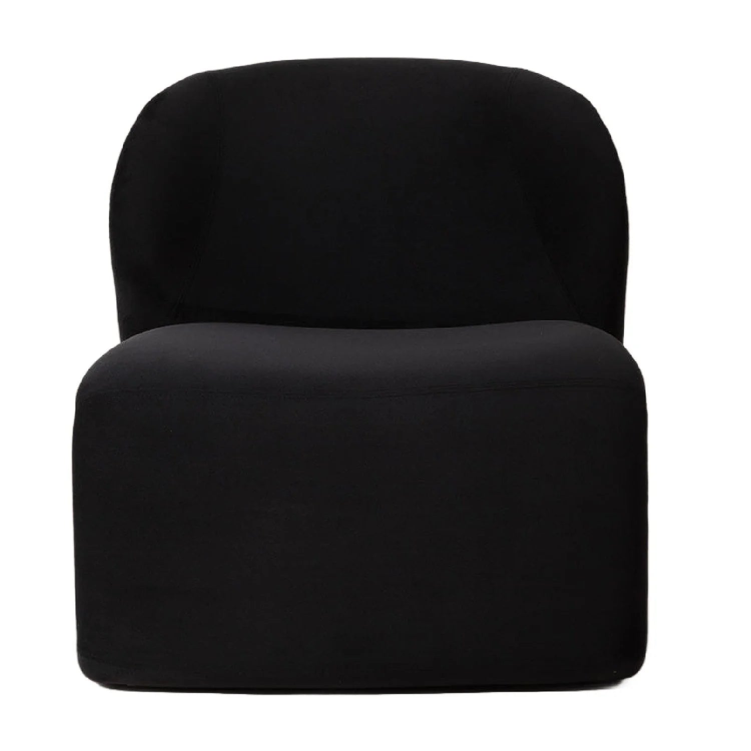 Luxury Sculpted Fabric Lounge Chair European Style for Villa