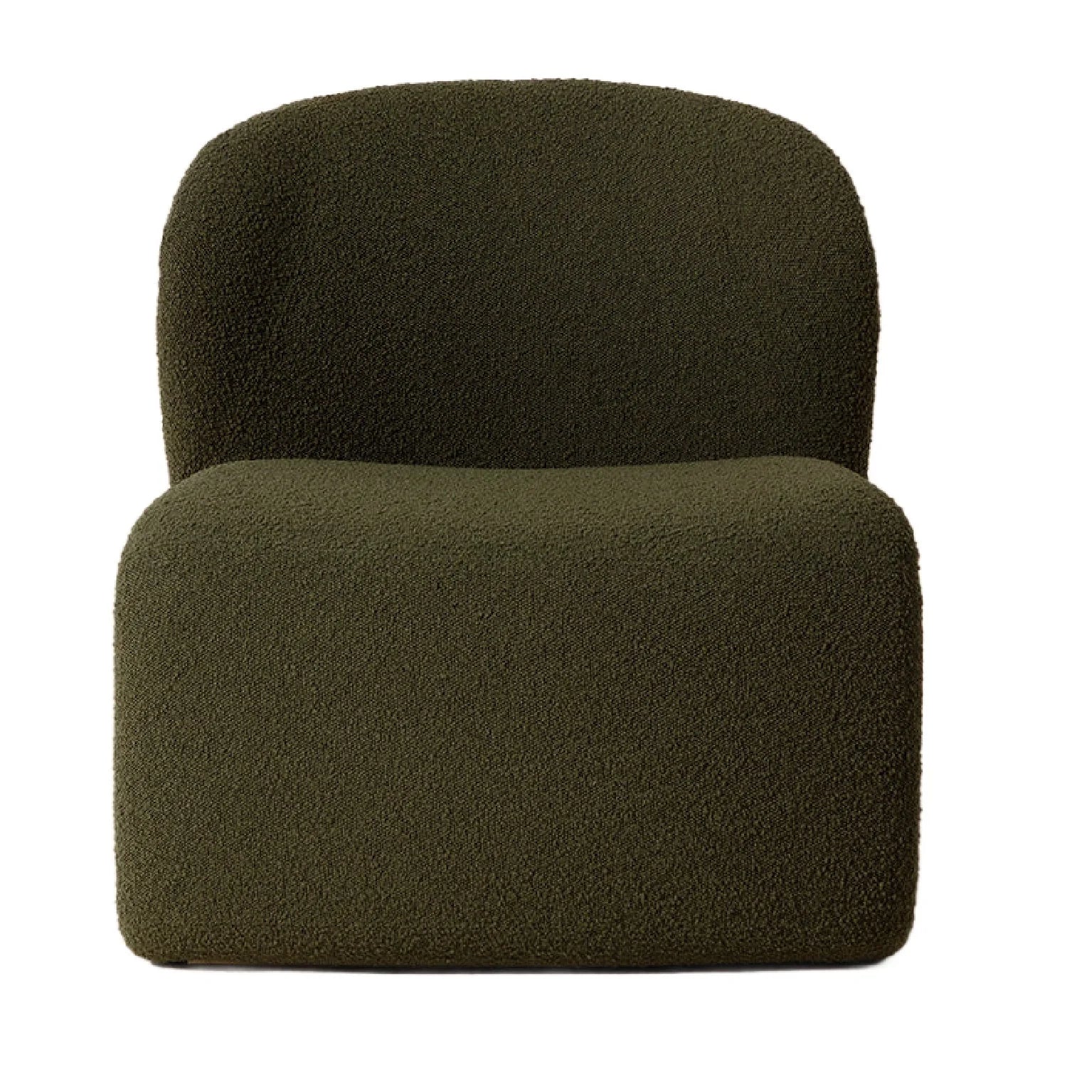 Luxury Sculpted Fabric Lounge Chair European Style for Villa