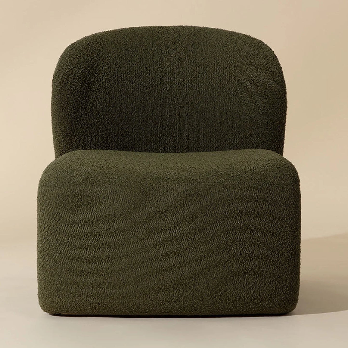 Luxury Sculpted Fabric Lounge Chair European Style for Villa