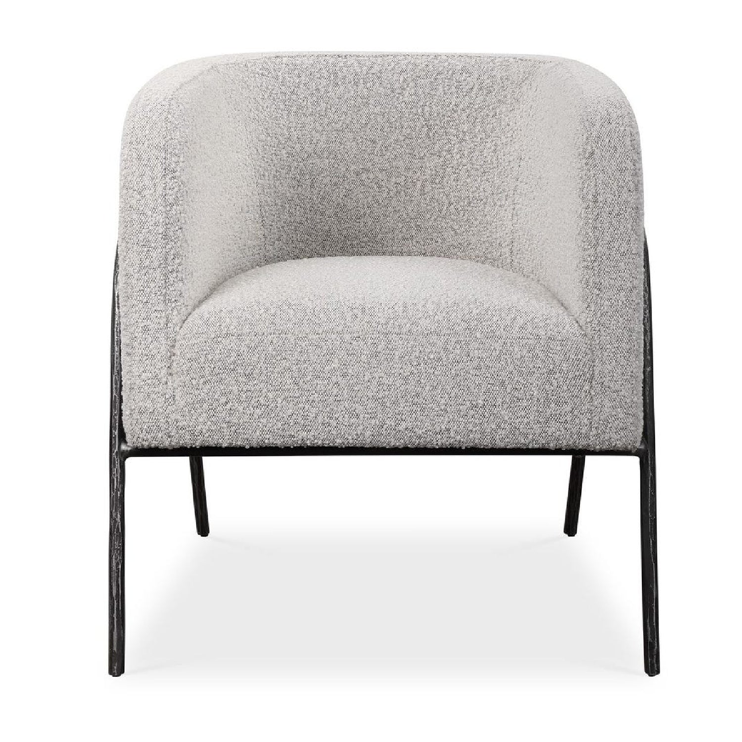 Luxury Sculptural Curved Scandinavian Accent Chair European Style for Villa