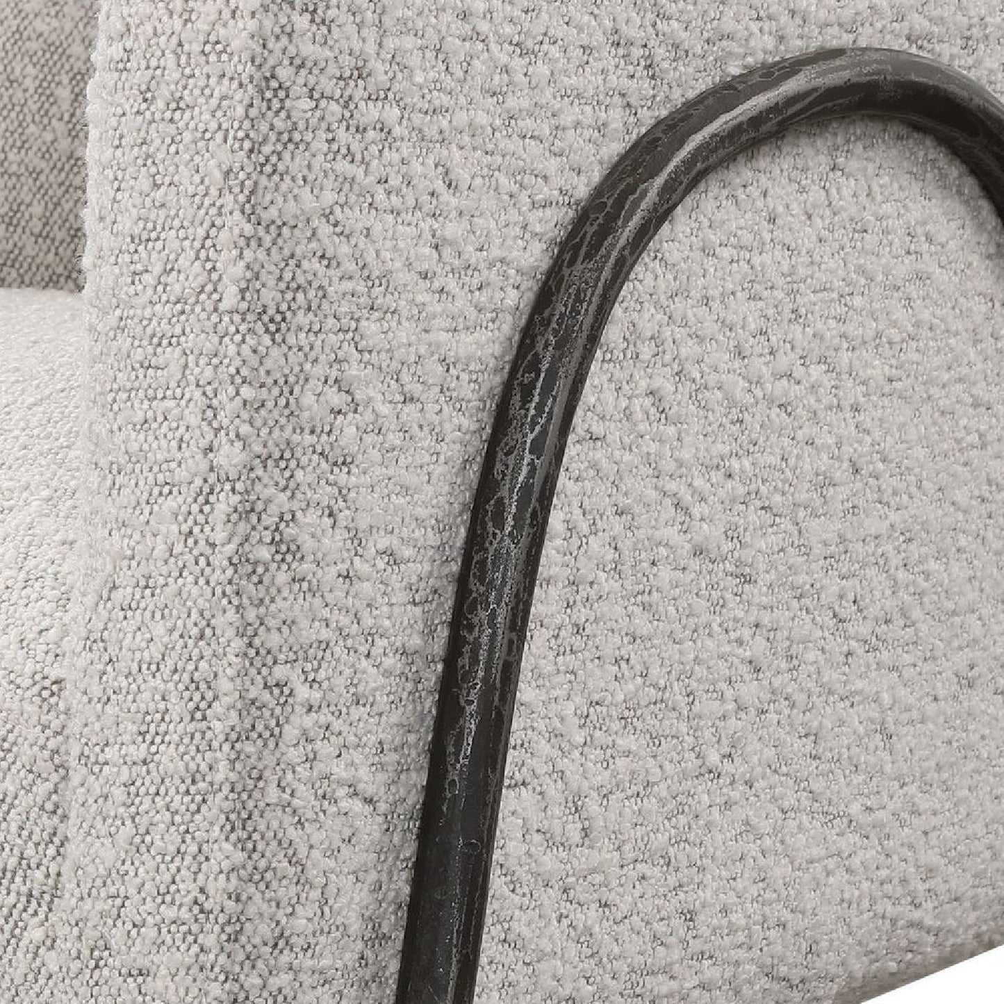 Luxury Sculptural Curved Scandinavian Accent Chair European Style for Villa