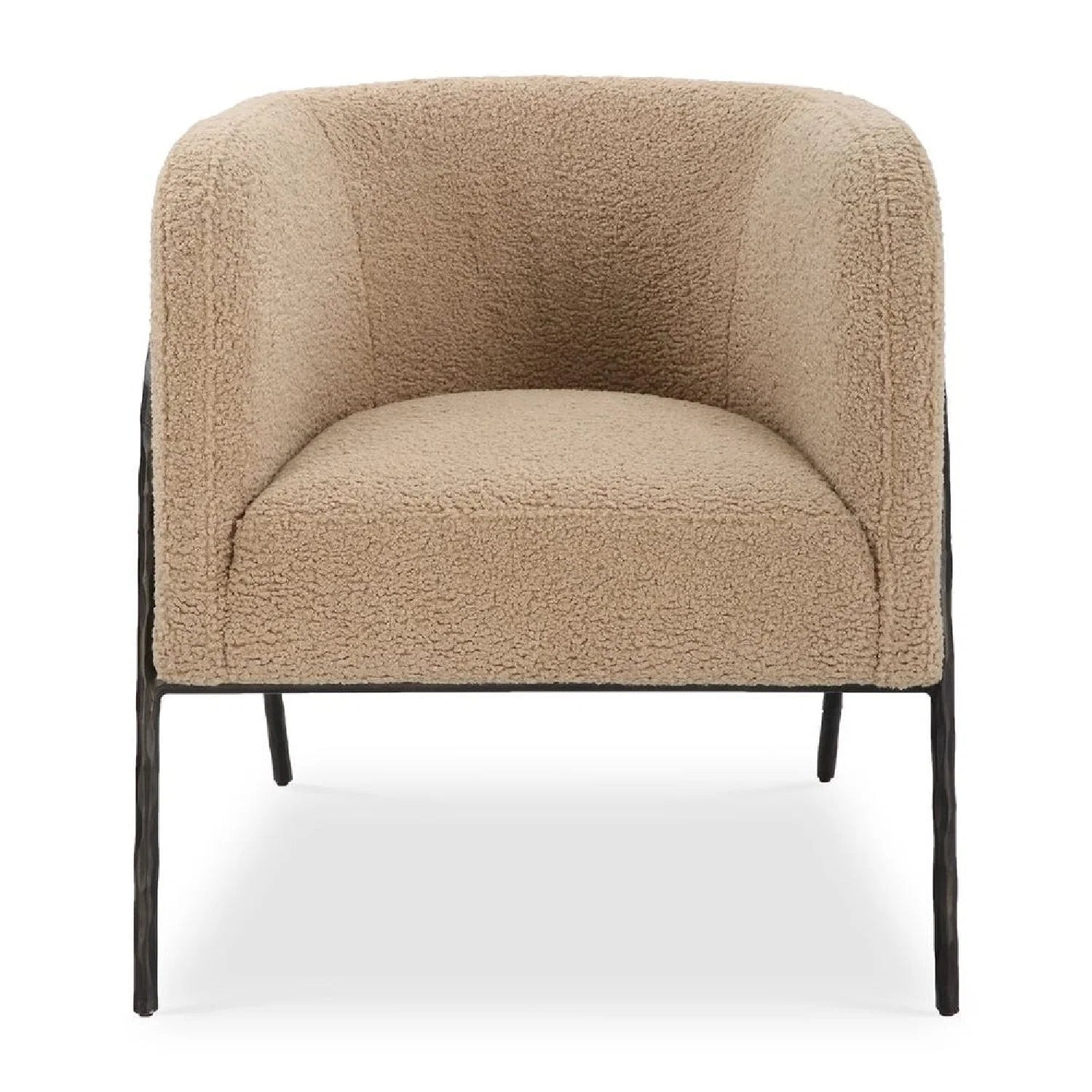 Luxury Sculptural Curved Scandinavian Accent Chair European Style for Villa