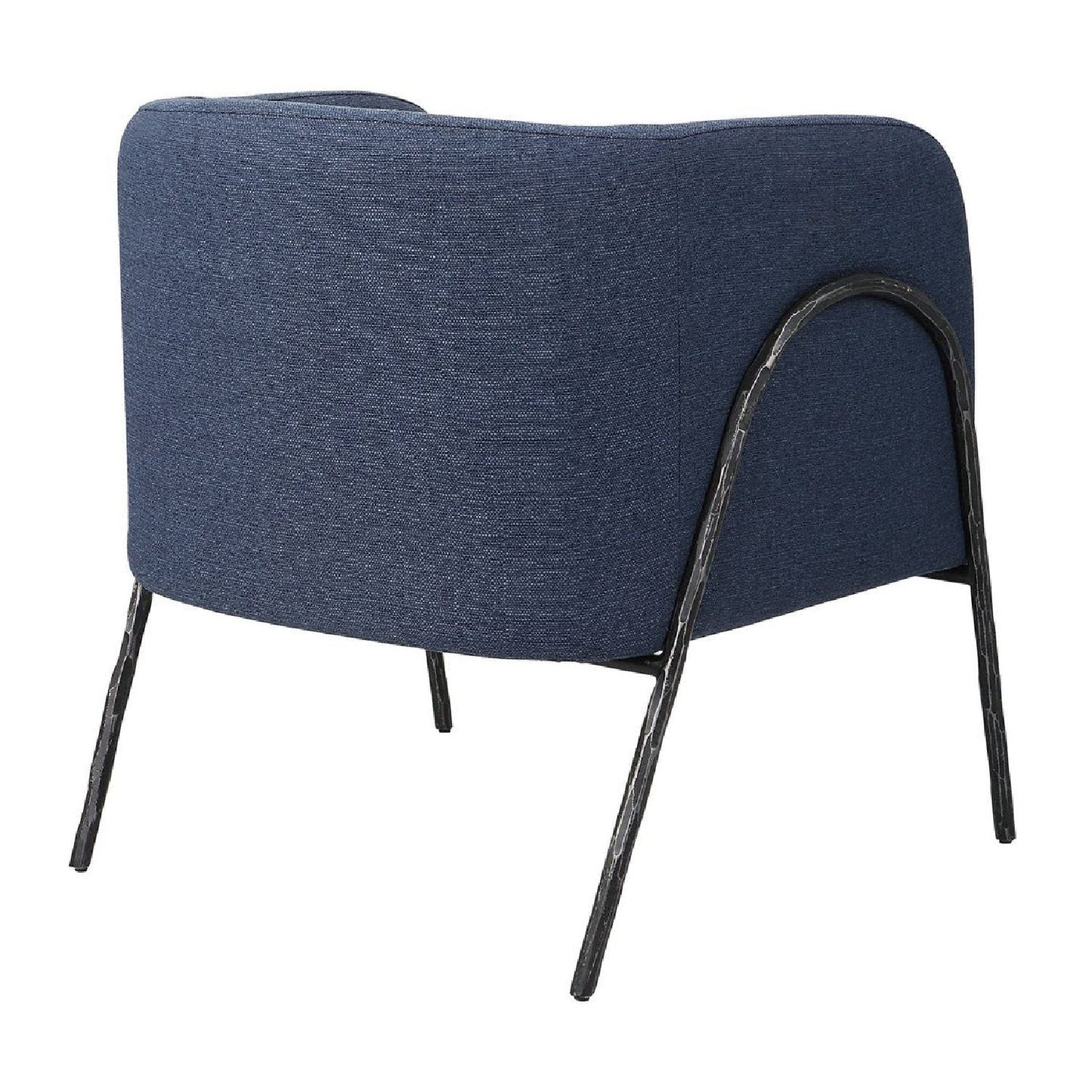 Luxury Sculptural Curved Scandinavian Accent Chair European Style for Villa
