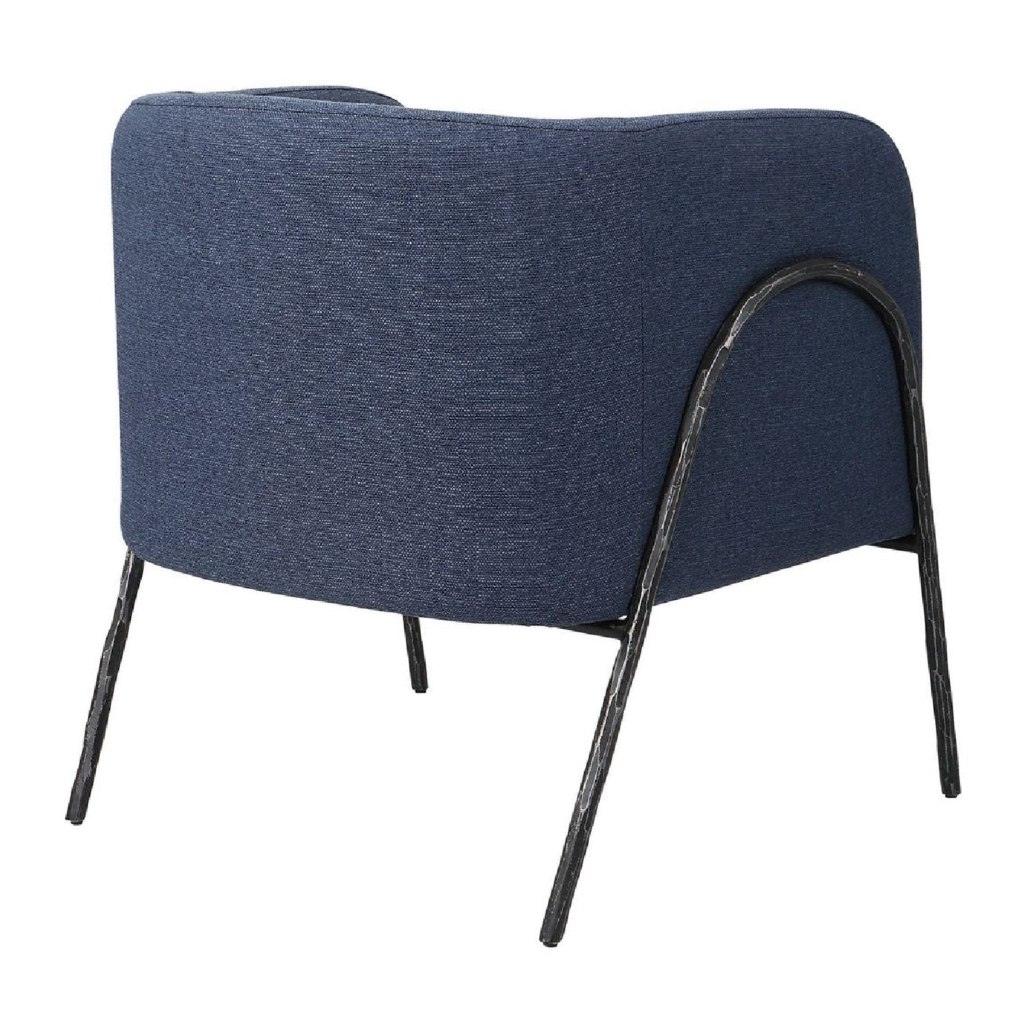 Luxury Sculptural Curved Scandinavian Accent Chair European Style for Villa