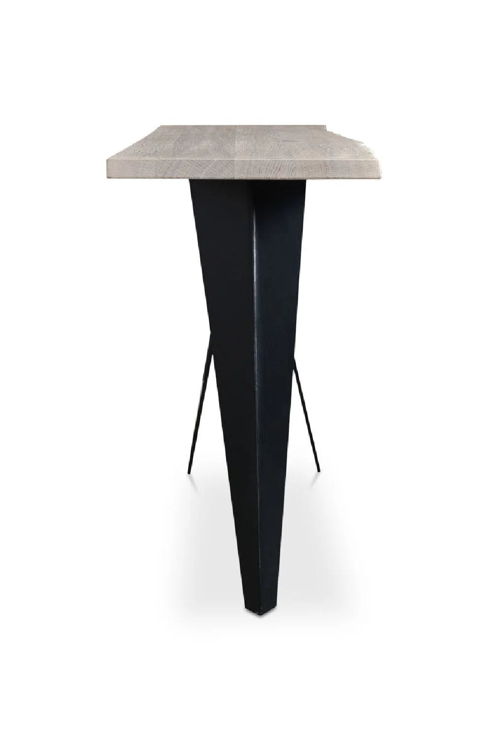 Luxury Sculptural Oak Console Table Modern Italian Style for Villa