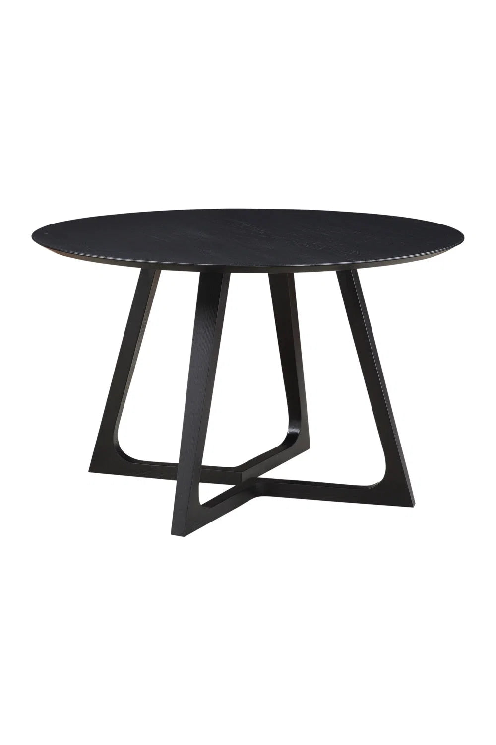 Luxury Sculptural Round Solid Wood Dining Table Modern Italian Style for Villa