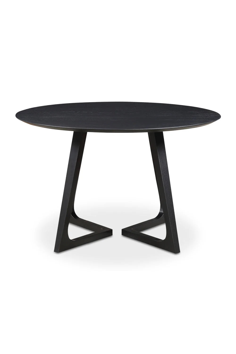 Luxury Sculptural Round Solid Wood Dining Table Modern Italian Style for Villa