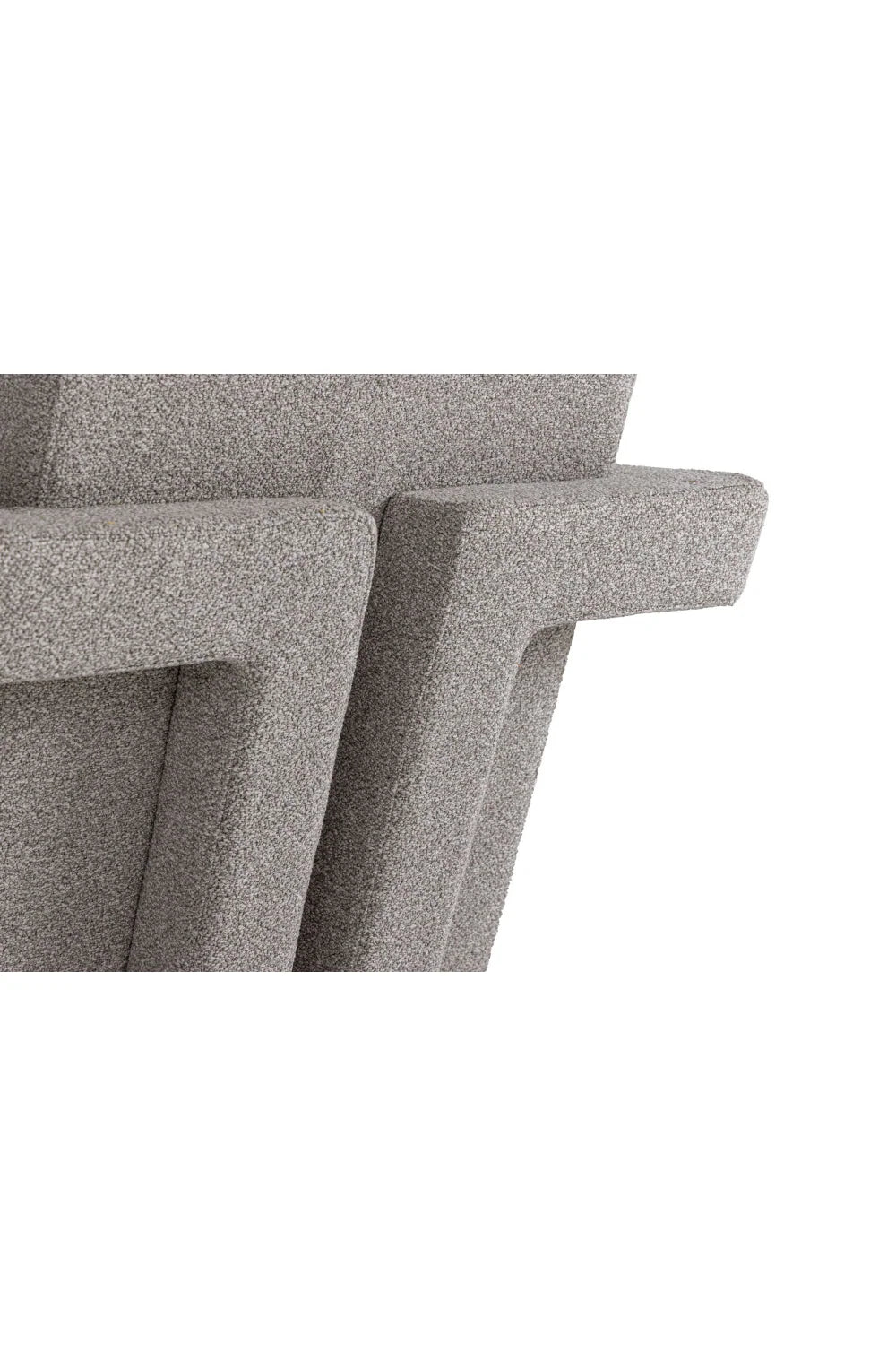 Luxury Sculptural Upholstered Accent Armchair Modern Italian Style for Villa