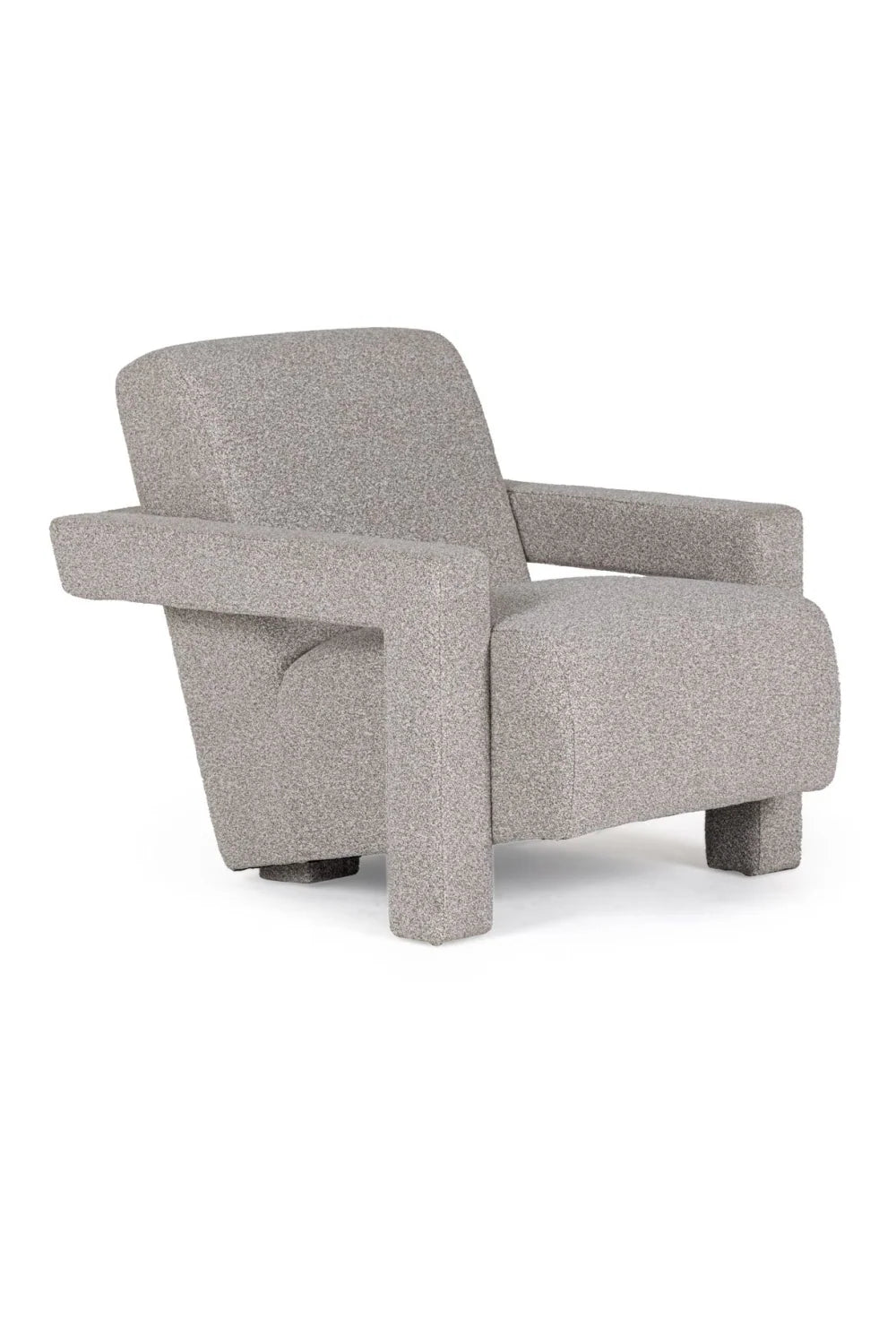Luxury Sculptural Upholstered Accent Armchair Modern Italian Style for Villa