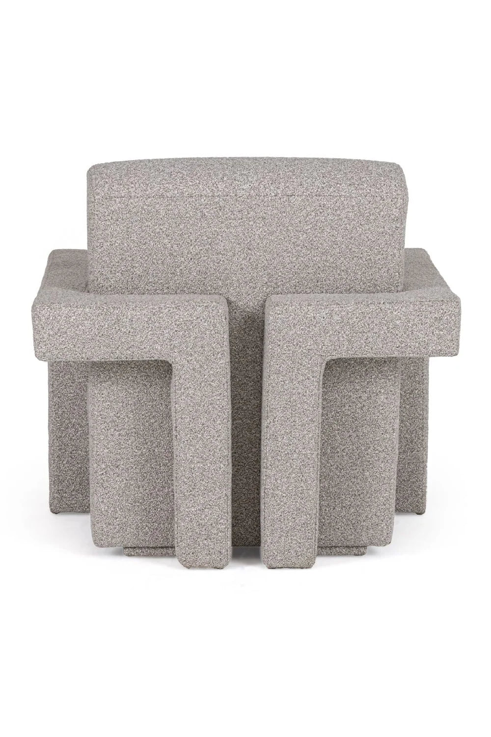 Luxury Sculptural Upholstered Accent Armchair Modern Italian Style for Villa
