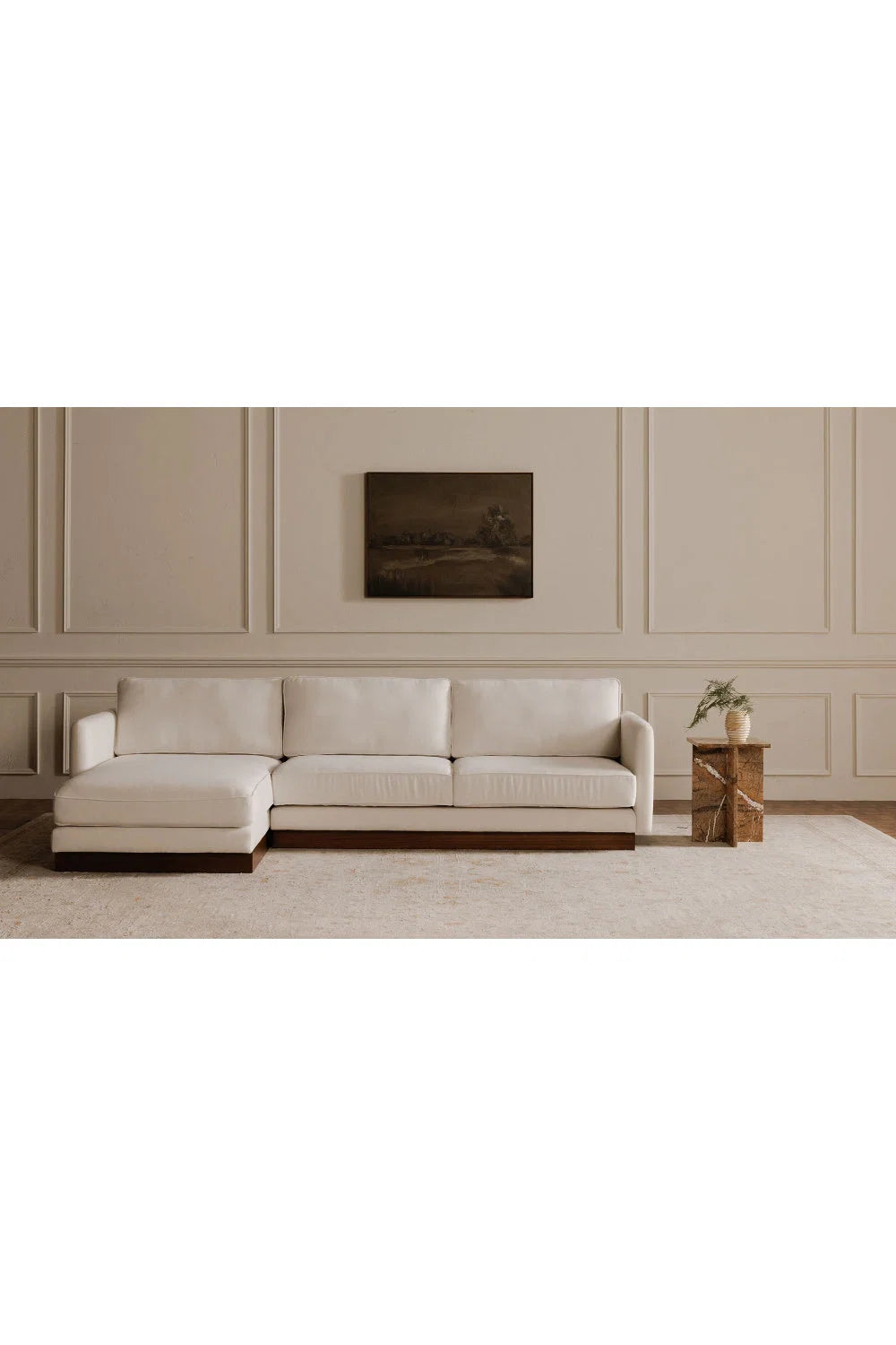 Luxury Sectional Fabric Sofa Modern Italian Style for Villa