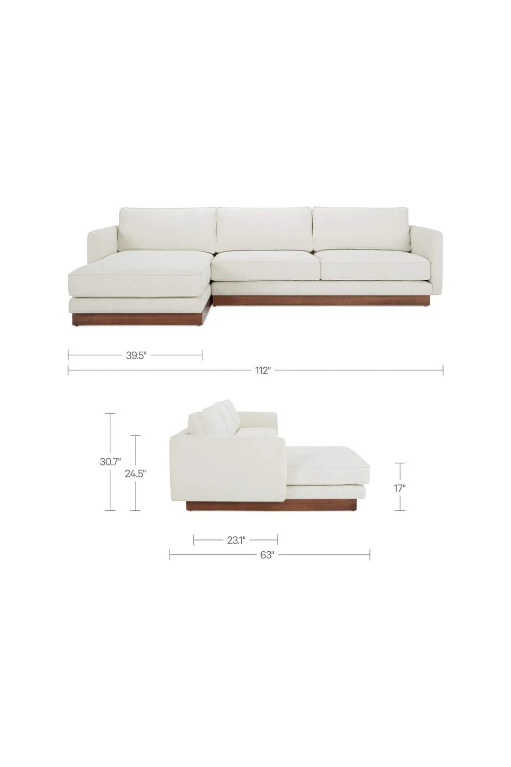 Luxury Sectional Fabric Sofa Modern Italian Style for Villa