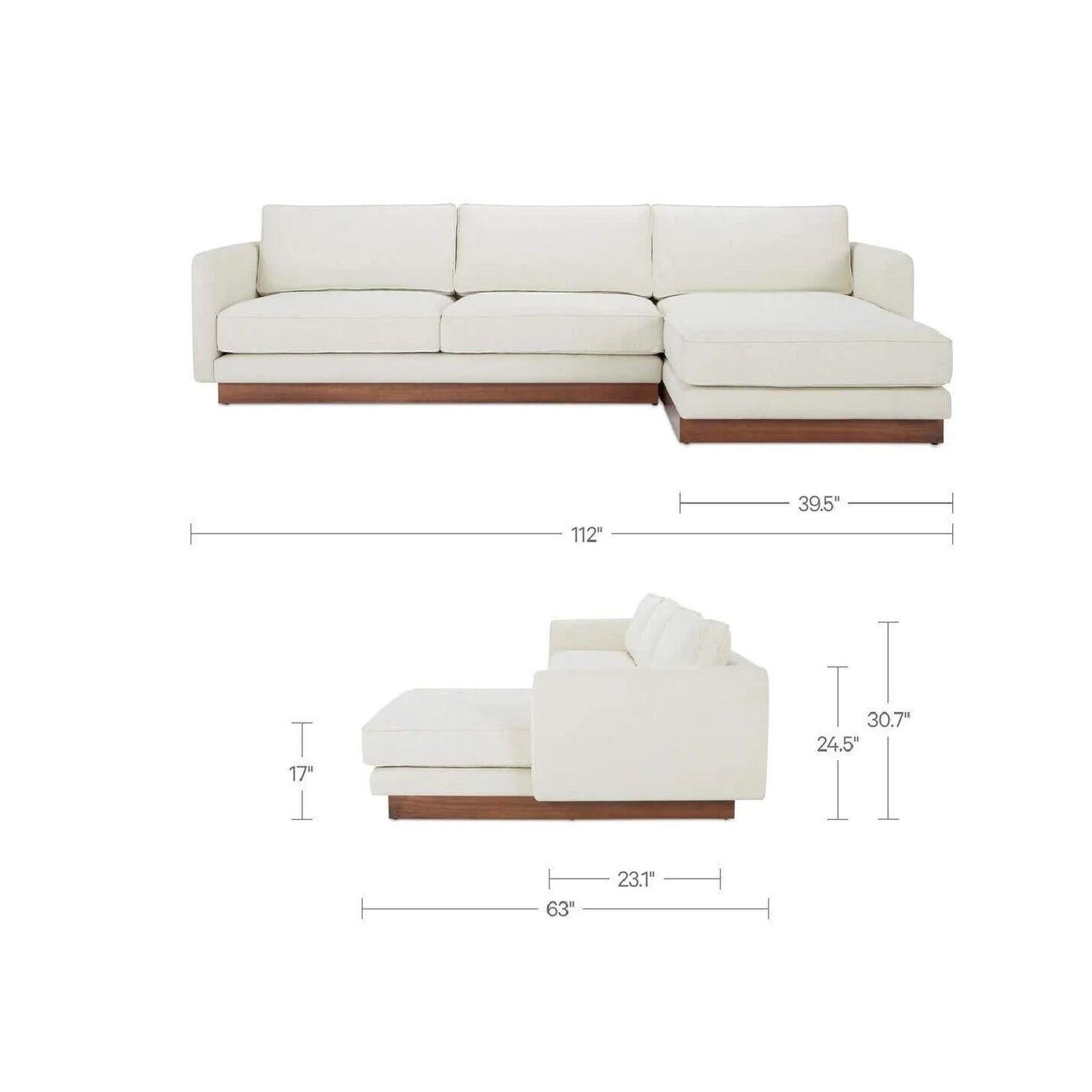 Luxury Sectional Fabric Sofa Modern Italian Style for Villa
