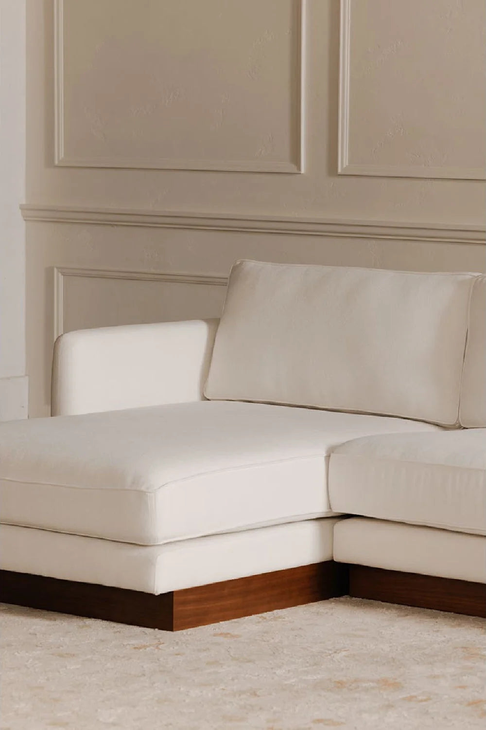 Luxury Sectional Fabric Sofa Modern Italian Style for Villa
