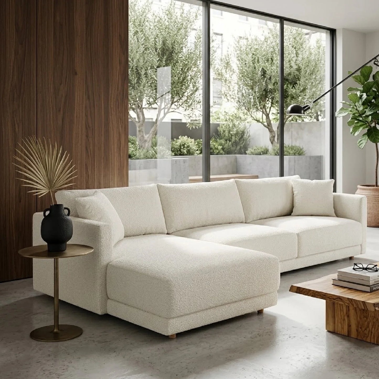 Luxury Sectional Sofa Modern Italian Style for Villa